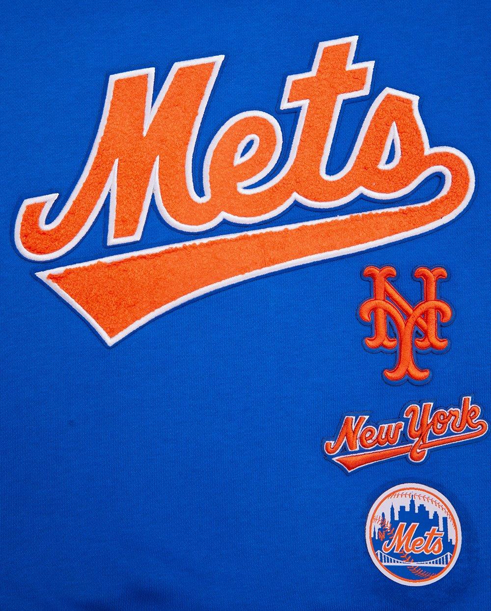 Pro Standard Women's New York Mets Retro Classics Crewneck - Royal/Orange - ROYAL/ORANGE Thumbnail View 5