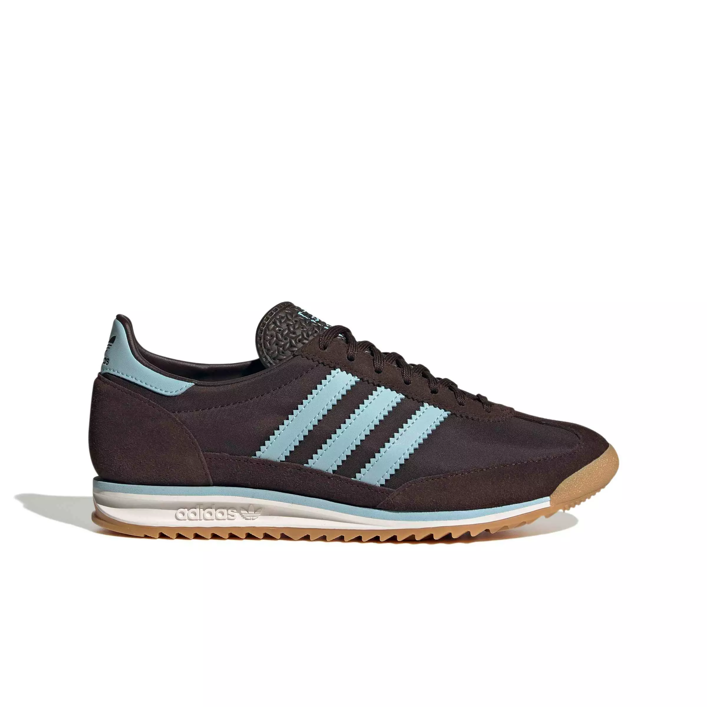 adidas Originals SL 72 OG "Aurora Coffee/Icey Blue/Off White" Women's Shoe - COFFEE/BLUE/OFF WHITE
