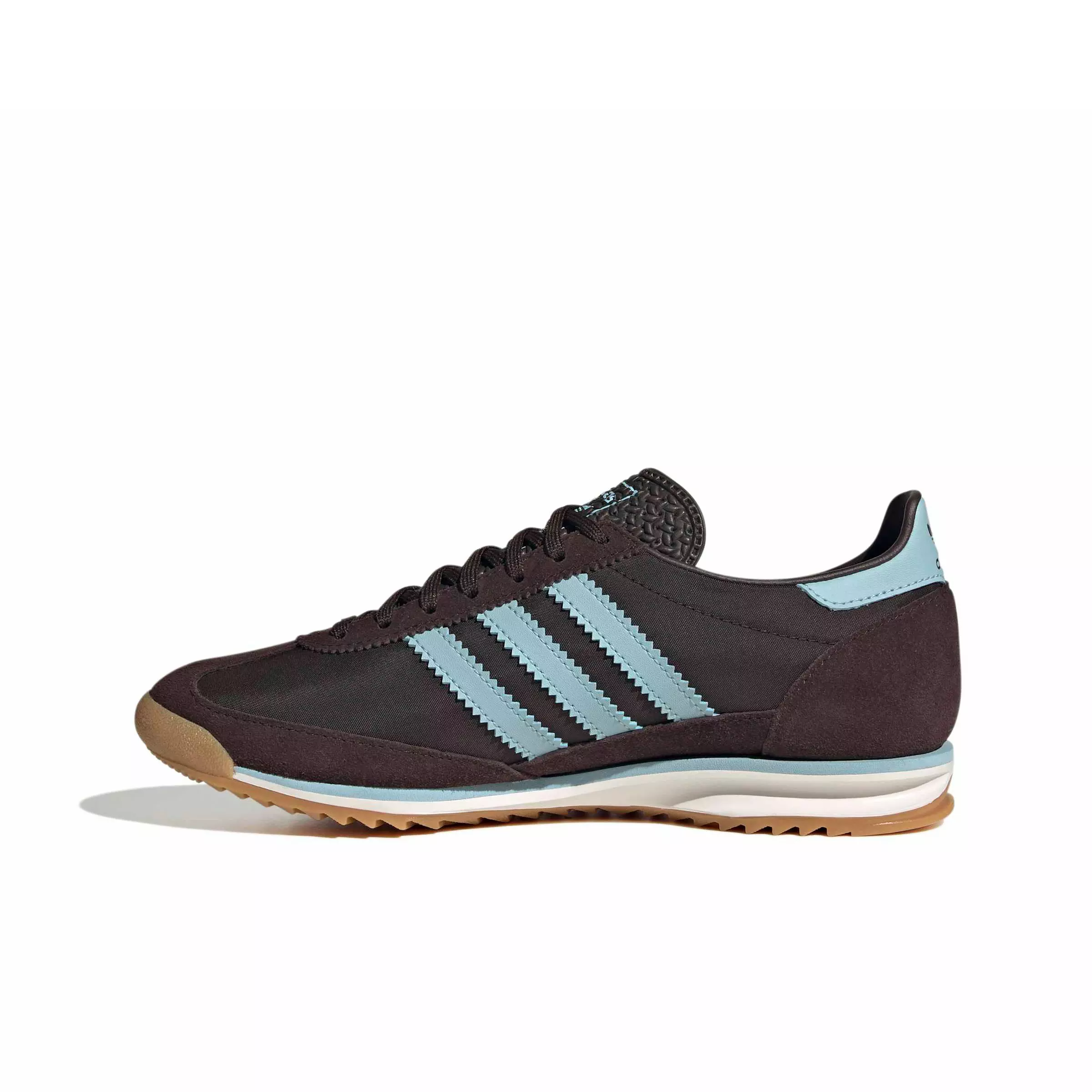 adidas Originals SL 72 OG "Aurora Coffee/Icey Blue/Off White" Women's Shoe - COFFEE/BLUE/OFF WHITE