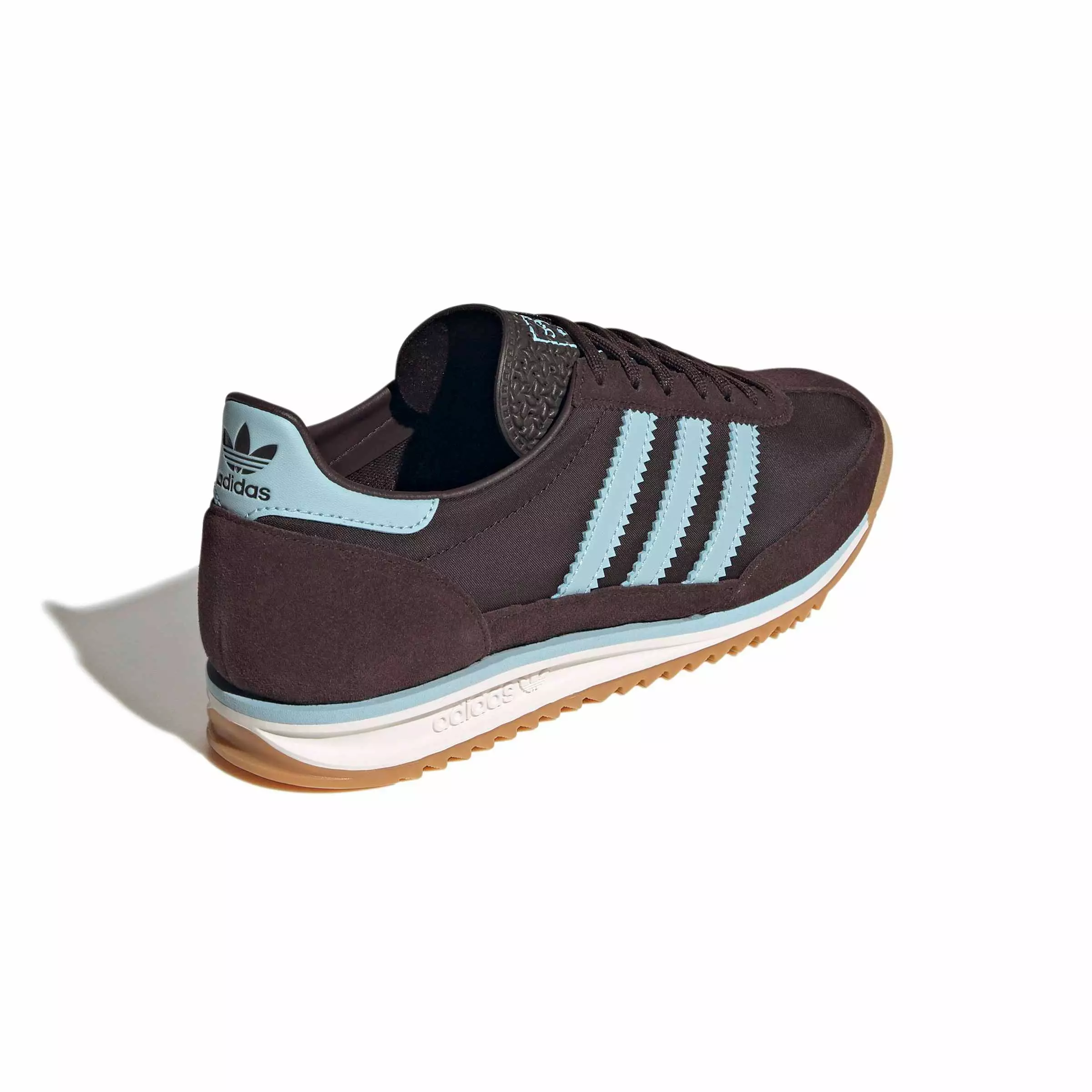 adidas Originals SL 72 OG "Aurora Coffee/Icey Blue/Off White" Women's Shoe - COFFEE/BLUE/OFF WHITE