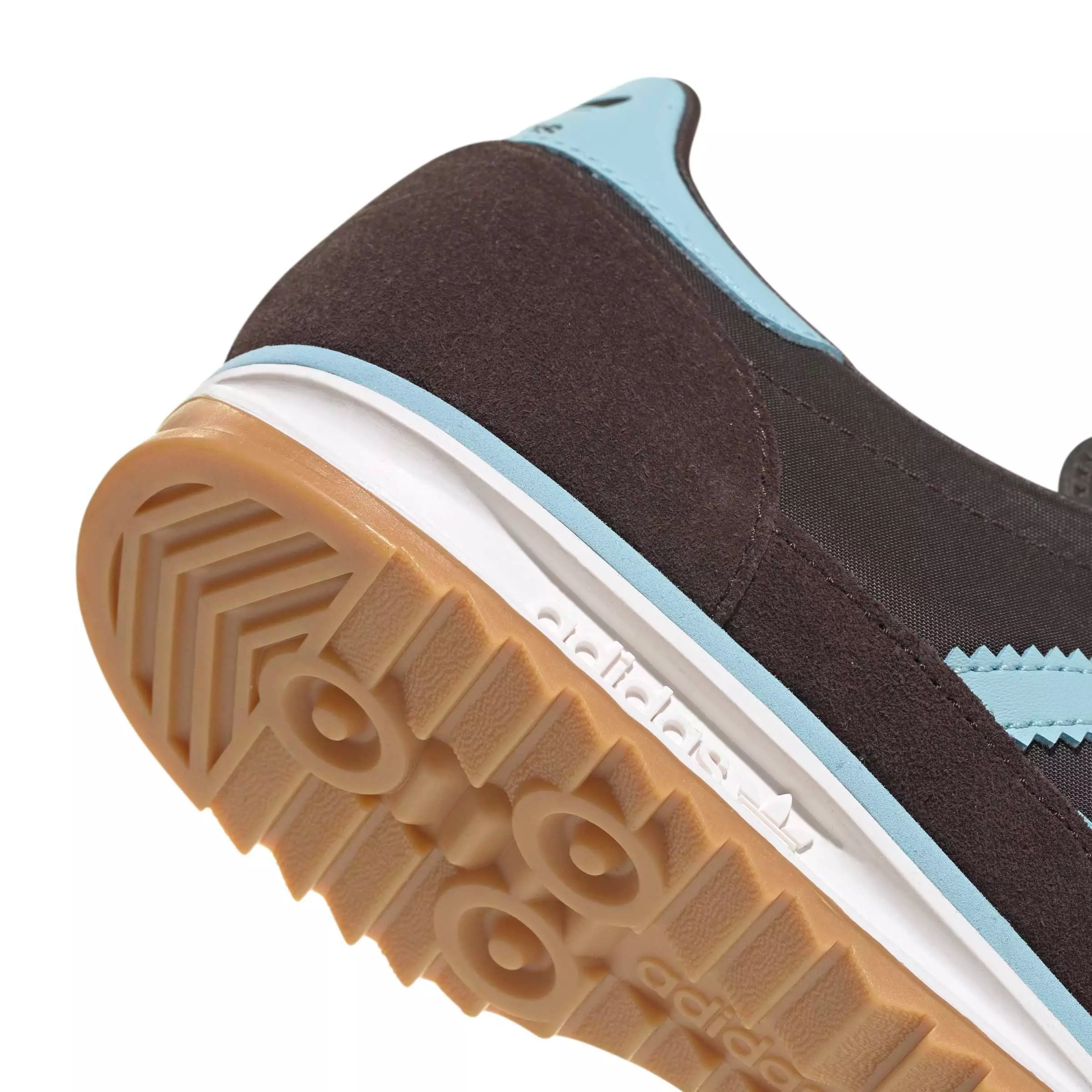 adidas Originals SL 72 OG "Aurora Coffee/Icey Blue/Off White" Women's Shoe - COFFEE/BLUE/OFF WHITE