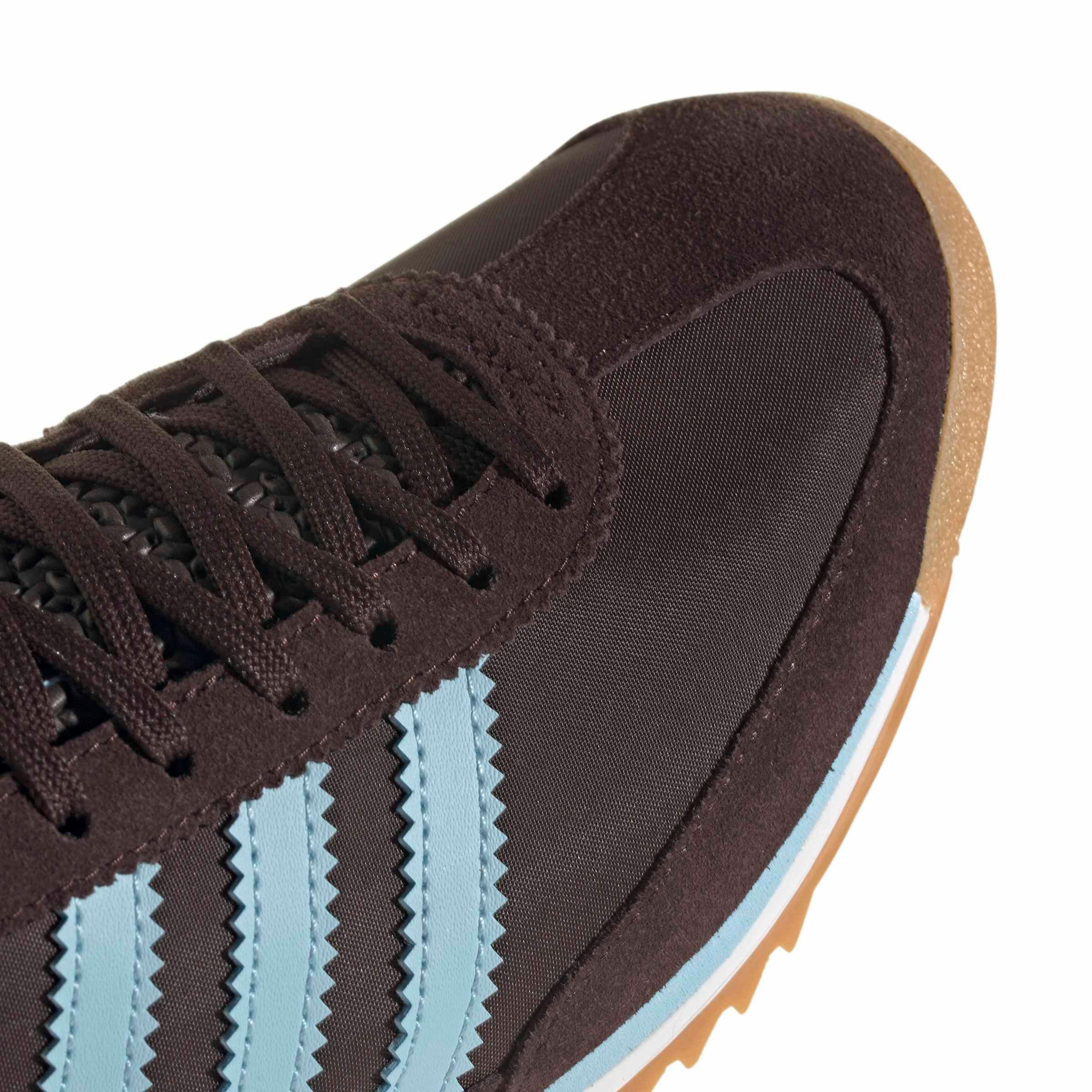 adidas Originals SL 72 OG "Aurora Coffee/Icey Blue/Off White" Women's Shoe - COFFEE/BLUE/OFF WHITE Thumbnail View 8