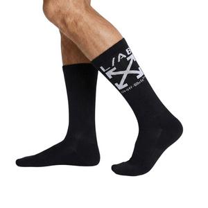 L/AB c/o Off-White Clamp Arrow Crew Socks (6 Pairs) &ndash; Black/White - BLACK/WHITE