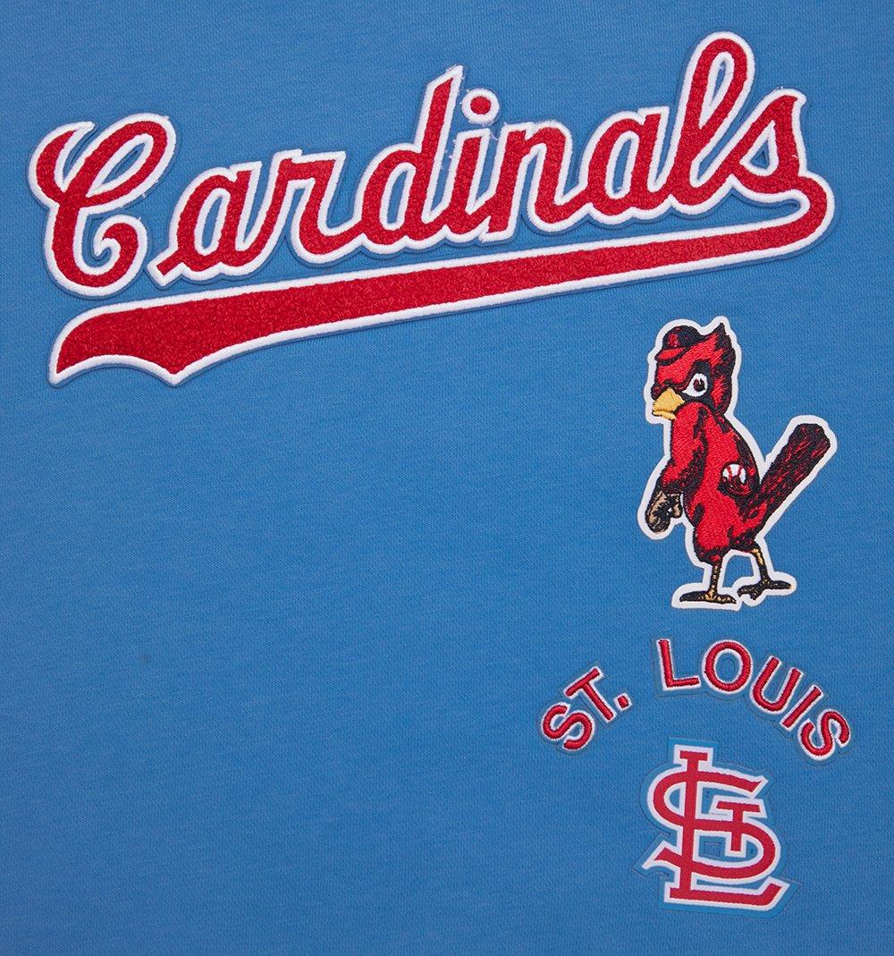 Pro Standard Women's St. Louis Cardinals Retro Classics Crewneck - University Blue - UNIVERSITY BLUE Thumbnail View 6