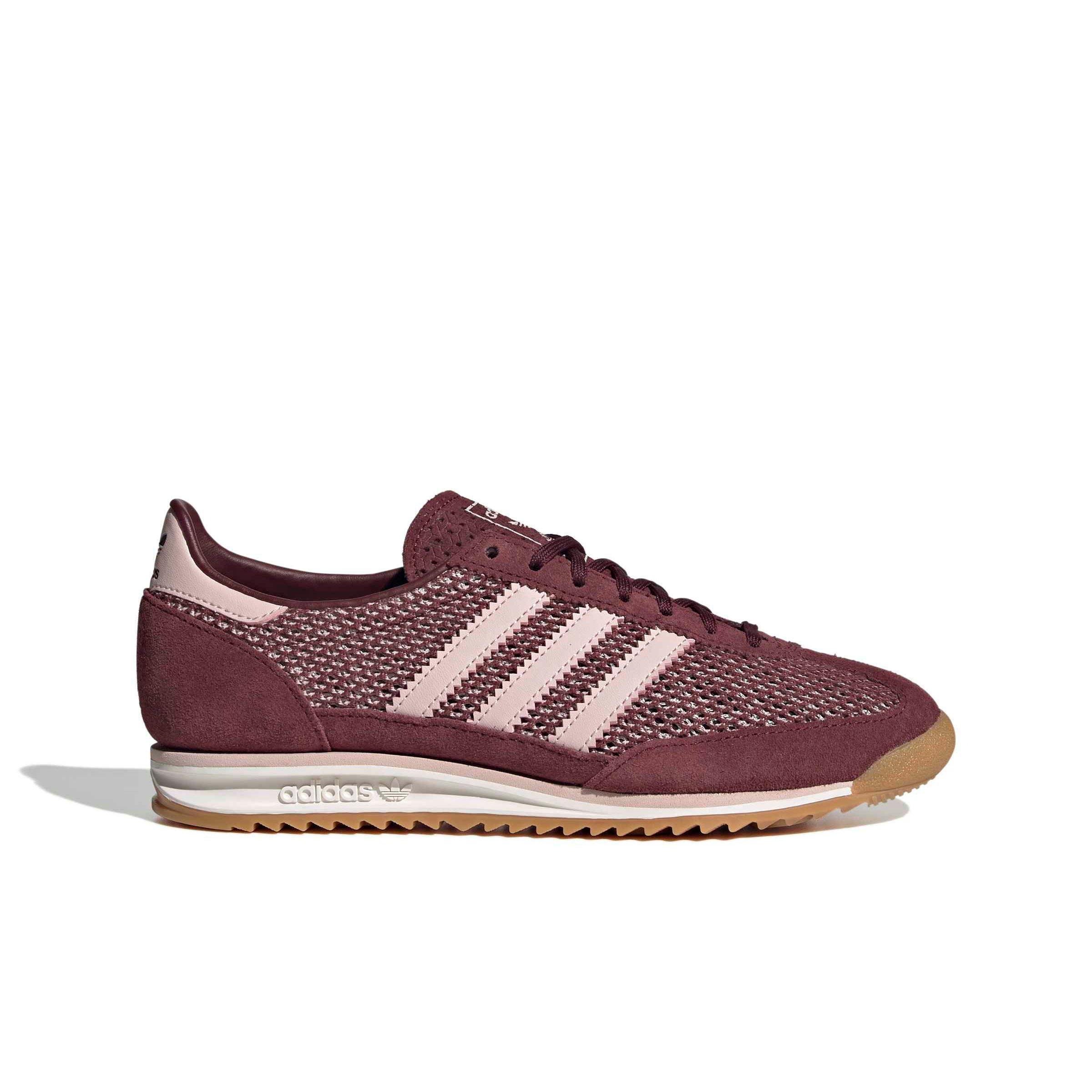 adidas Originals SL 72 OG "Shadow Red/Sandy Pink/Off White" Women's Shoe - RED/PINK/OFF WHITE Thumbnail View 1