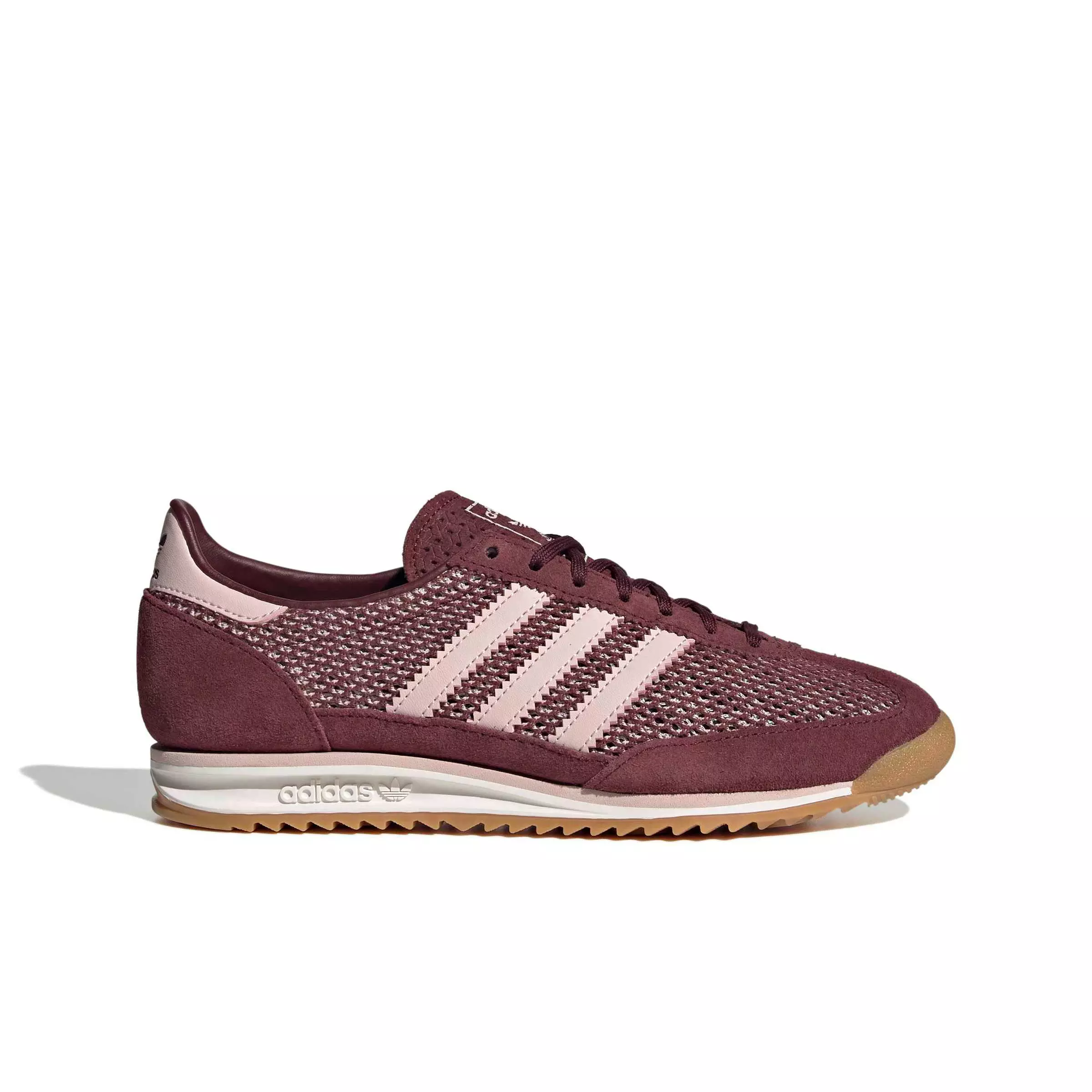 adidas Originals SL 72 OG "Shadow Red/Sandy Pink/Off White" Women's Shoe - RED/PINK/OFF WHITE