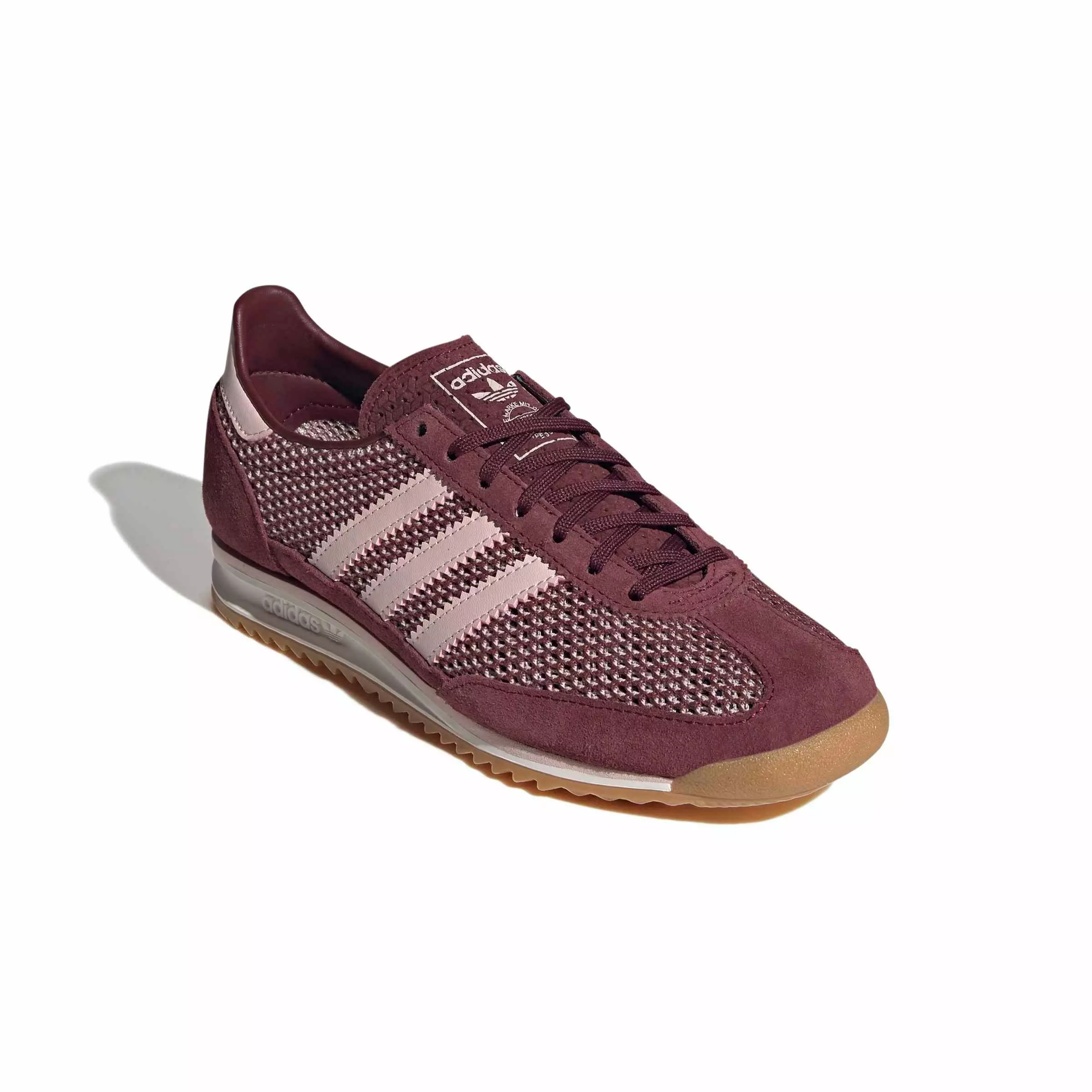 adidas Originals SL 72 OG "Shadow Red/Sandy Pink/Off White" Women's Shoe - RED/PINK/OFF WHITE