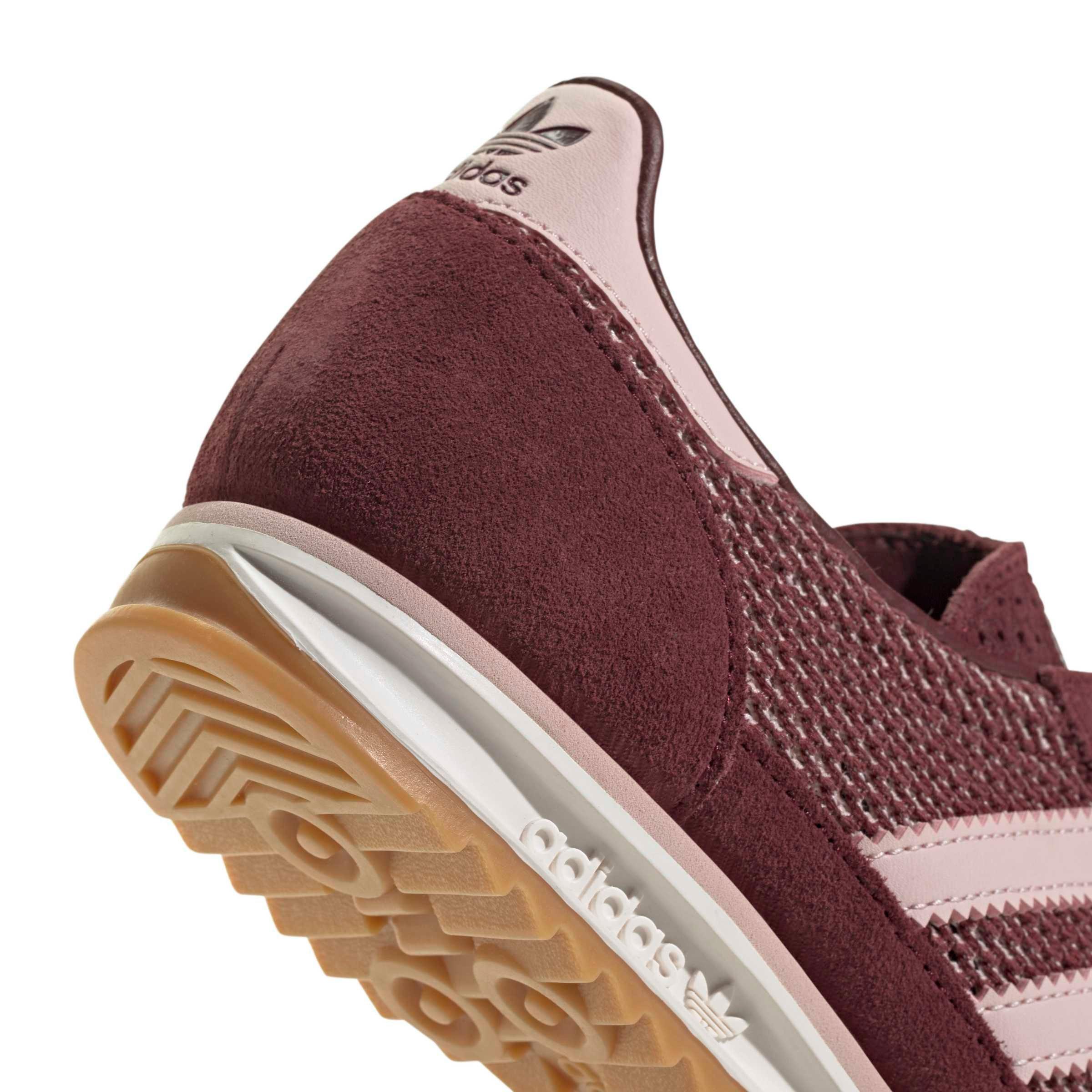 adidas Originals SL 72 OG "Shadow Red/Sandy Pink/Off White" Women's Shoe - RED/PINK/OFF WHITE Thumbnail View 8