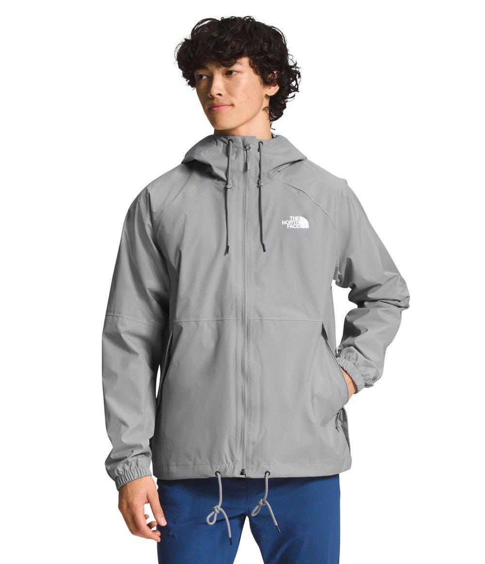 The North Face Men's Antora Rain Hoodie - Black/Blue Mint - GREY Thumbnail View 1