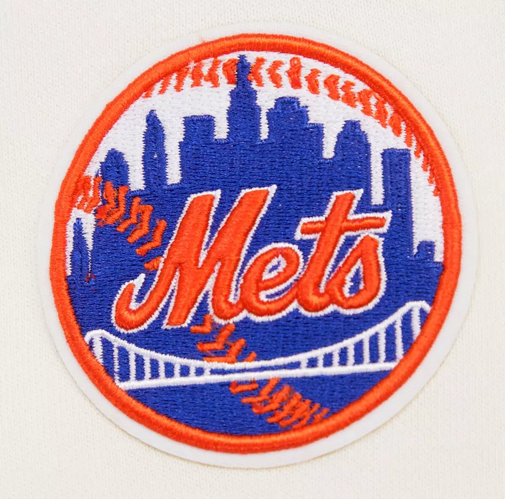 Pro Standard Women's New York Mets Retro Classics Crewneck - Eggshell - EGGSHELL