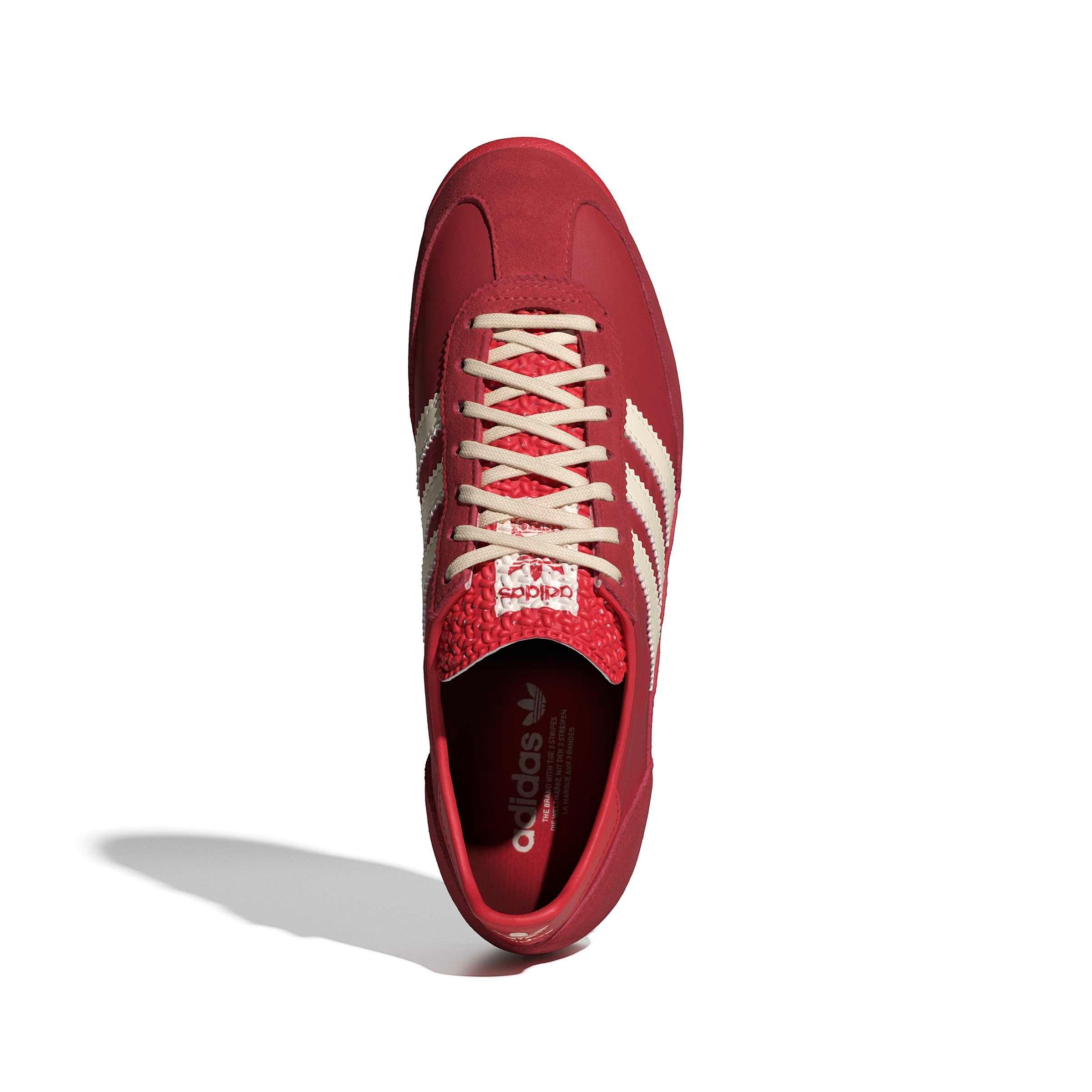 adidas Originals SL 72 OG "Better Scarlet/Cream White/Halo Blue" Women's Shoe - SCARLET/CREAM/BLUE Thumbnail View 5