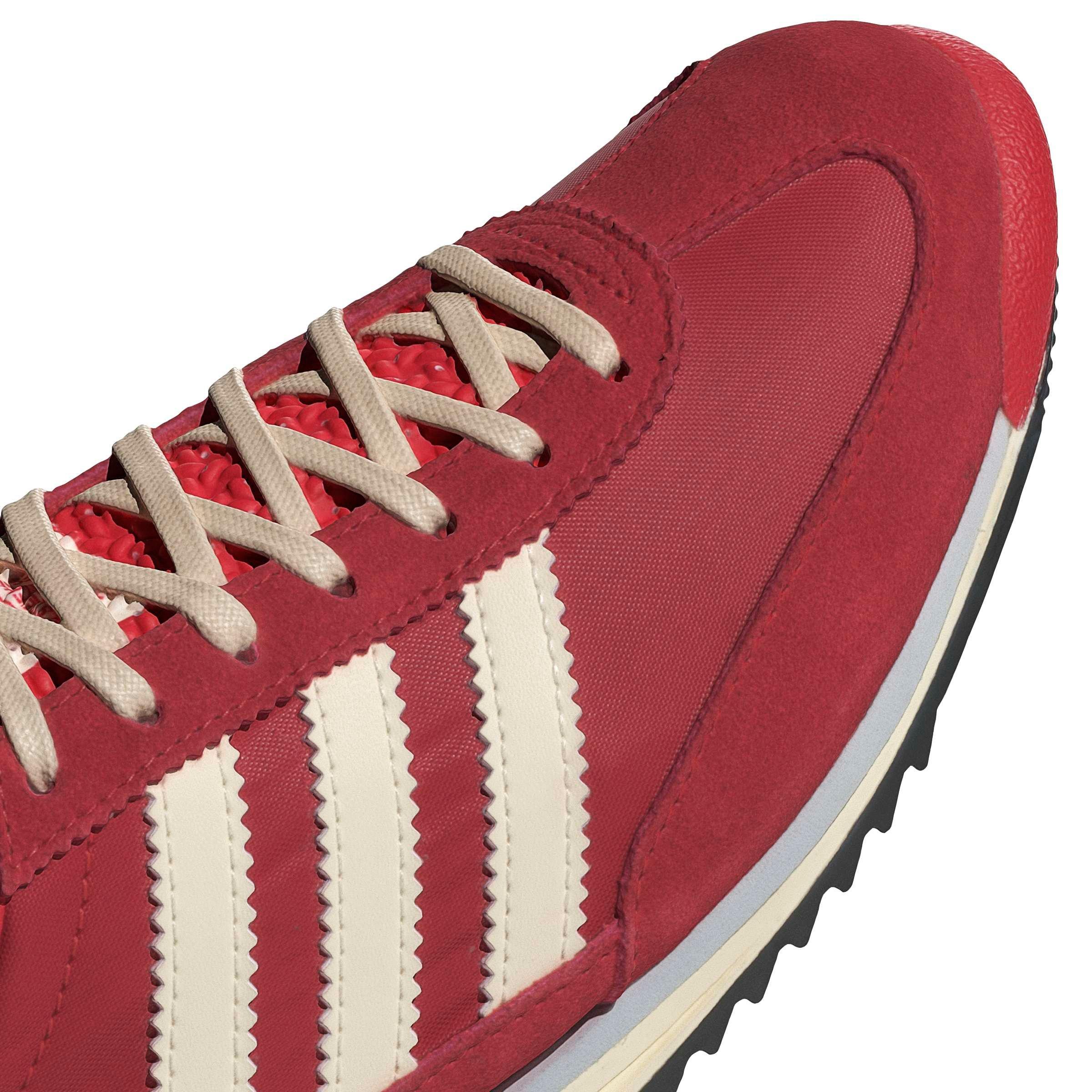 adidas Originals SL 72 OG "Better Scarlet/Cream White/Halo Blue" Women's Shoe - SCARLET/CREAM/BLUE Thumbnail View 7