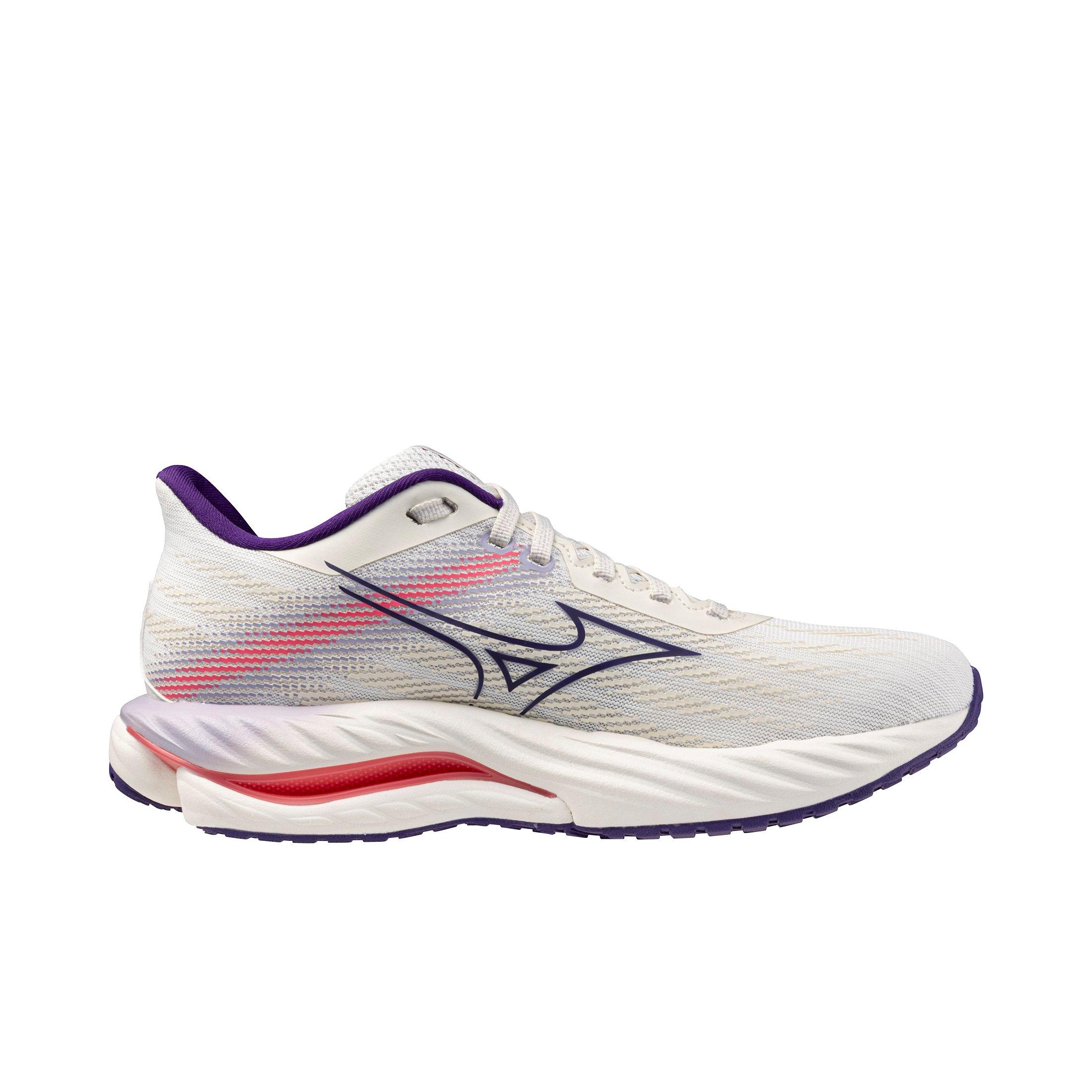 Mizuno Wave Inspire 21 "White/Vintage Indigo" Women's Running Shoe - WHITE/INDIGO Thumbnail View 1