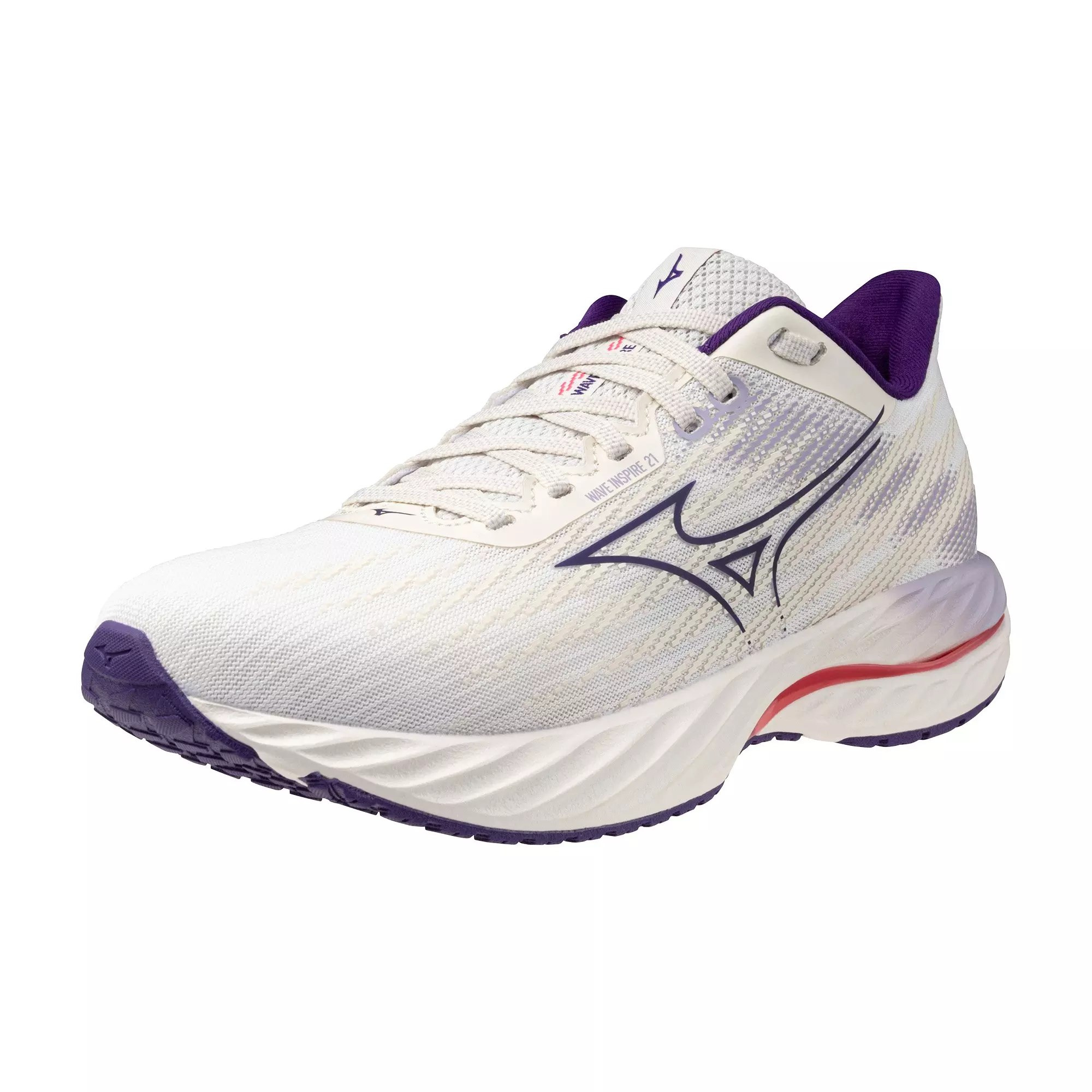 Mizuno Wave Inspire 21 "White/Vintage Indigo" Women's Running Shoe - WHITE/INDIGO