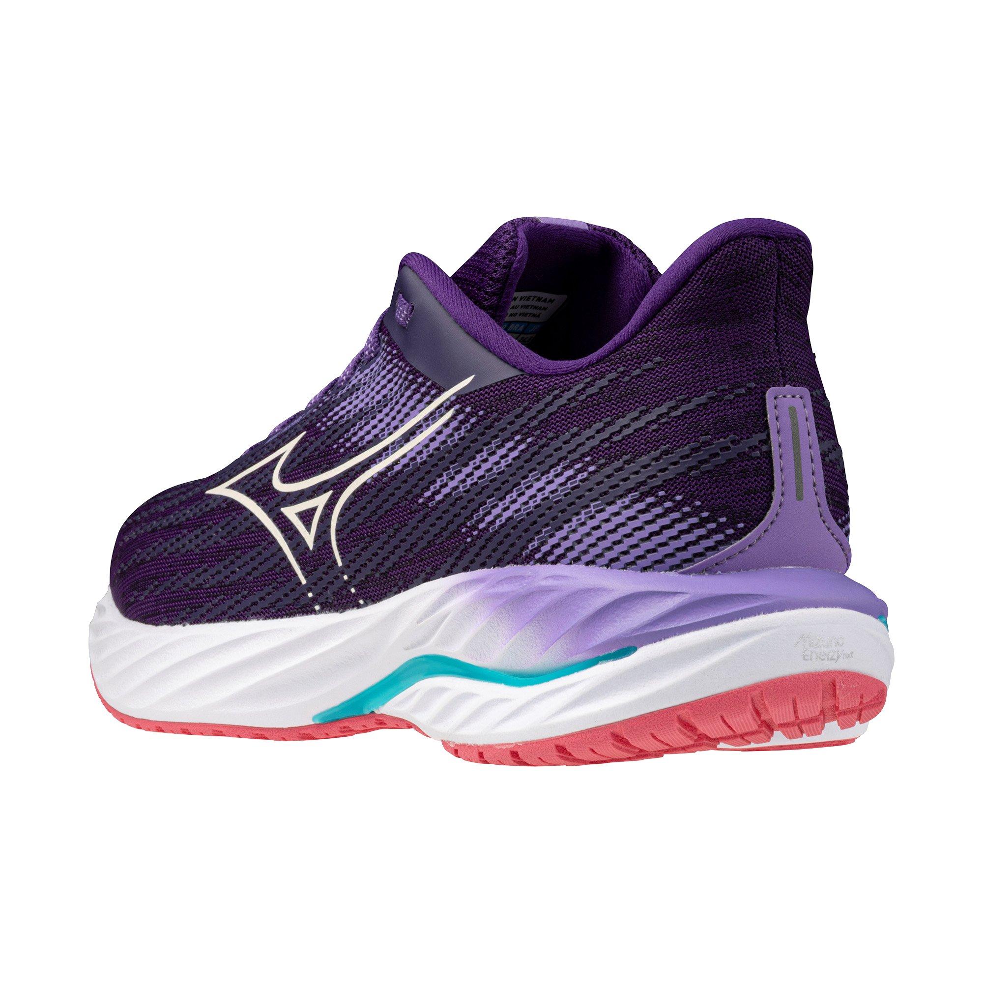 Mizuno Wave Inspire 21 "Vintage Indigo/White" Women's Running Shoe - INDIGO/WHITE Thumbnail View 4