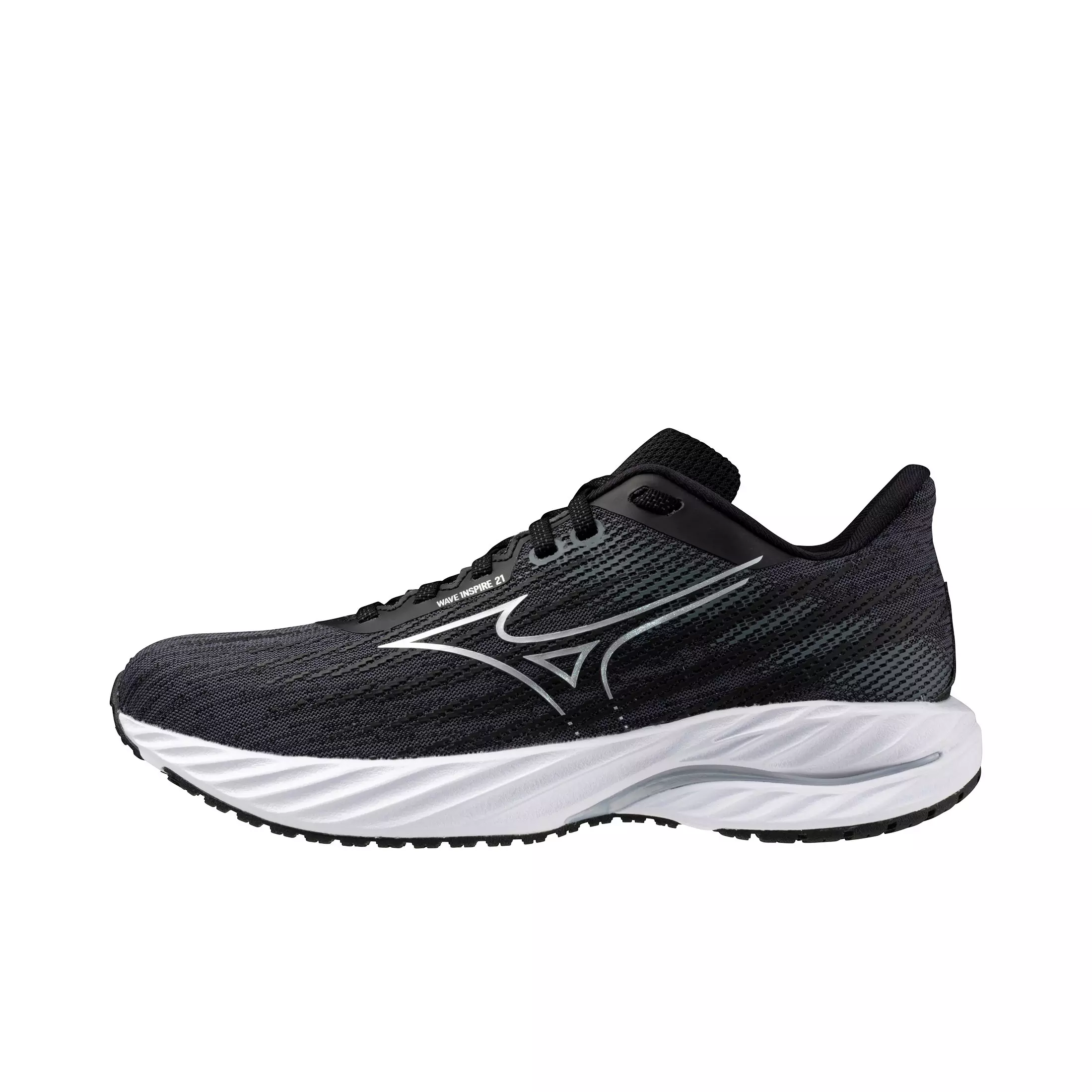 Mizuno Wave Inspire 21 "Black/Silver" Women's Running Shoe - BLACK/SILVER