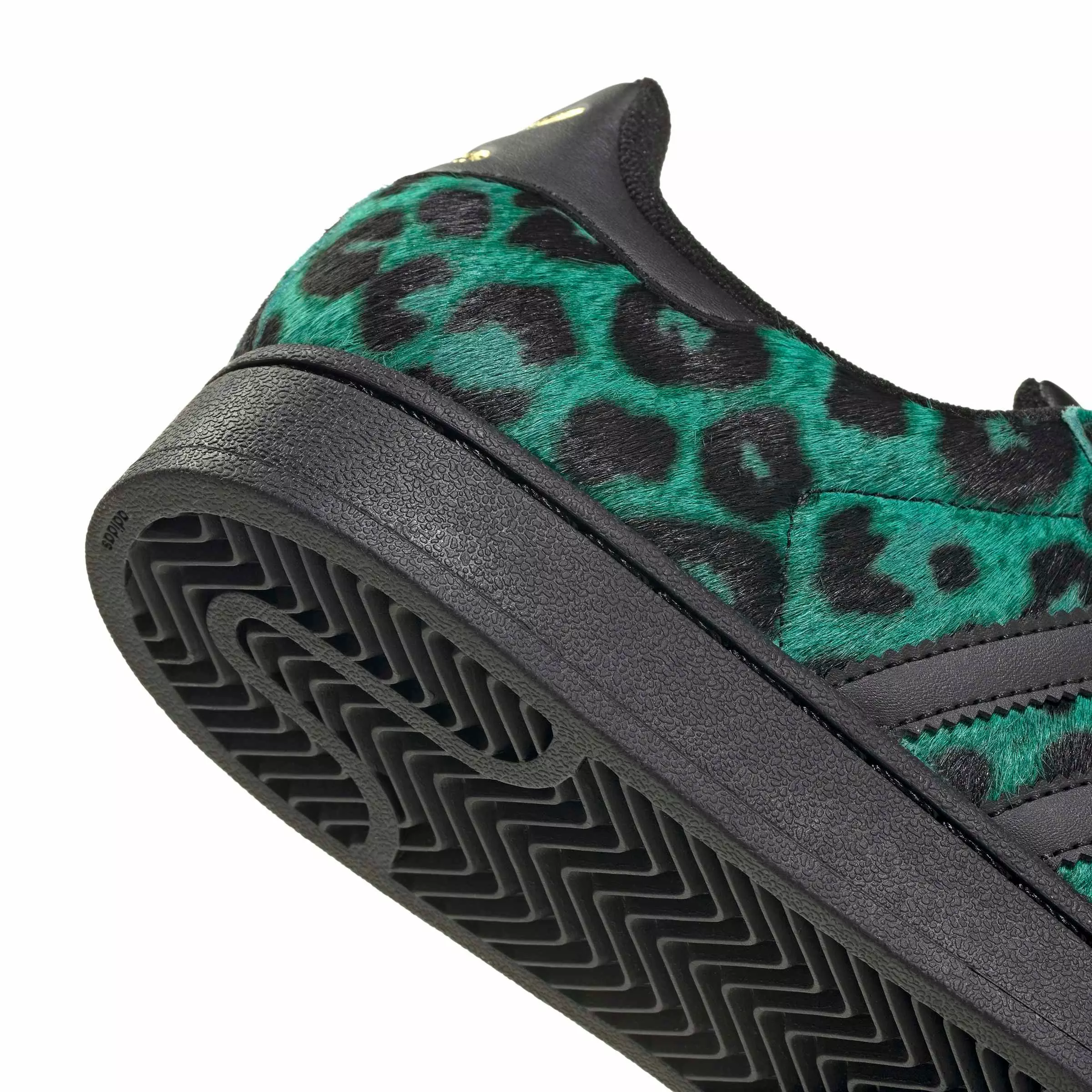 adidas Originals Superstar II "Semi Screaming Green/Core Black/Gold Metallic" Women's Shoe - GREEN/BLACK/GOLD