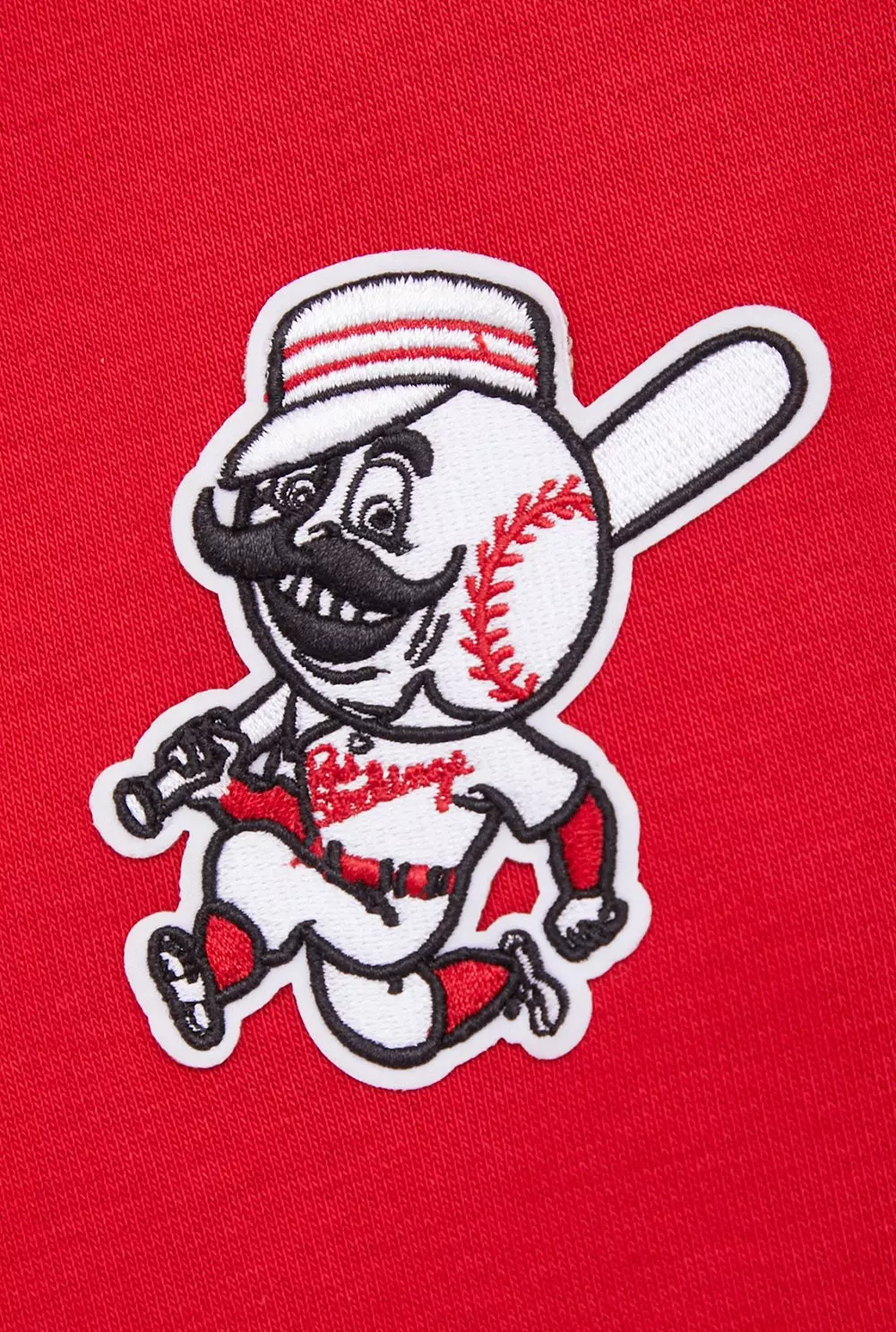 Pro Standard Women's MLB Cincinnati Reds Retro Classic Cropped Fleece Hoodie -Red - RED