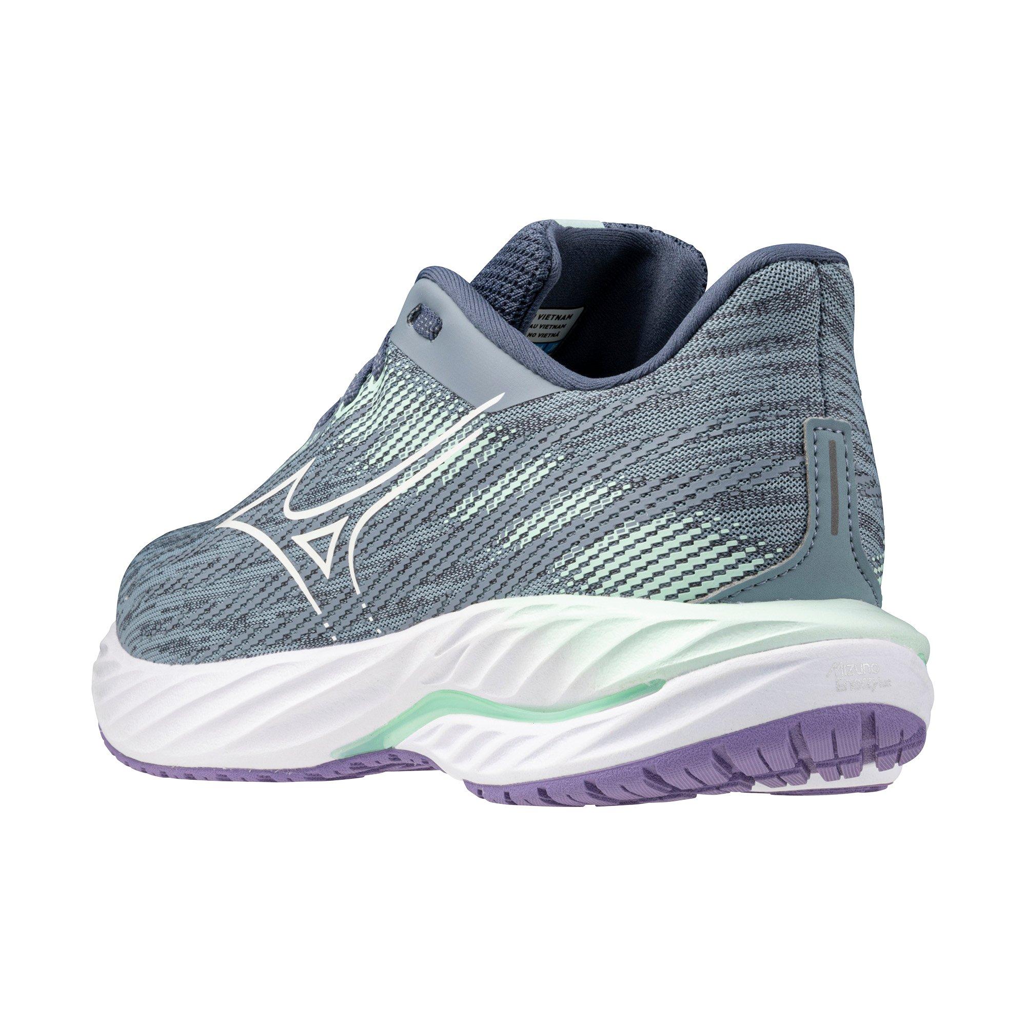 Mizuno Wave Inspire 21 "Tradewinds/White" Women's Running Shoe - TRADEWINDS/WHITE Thumbnail View 4