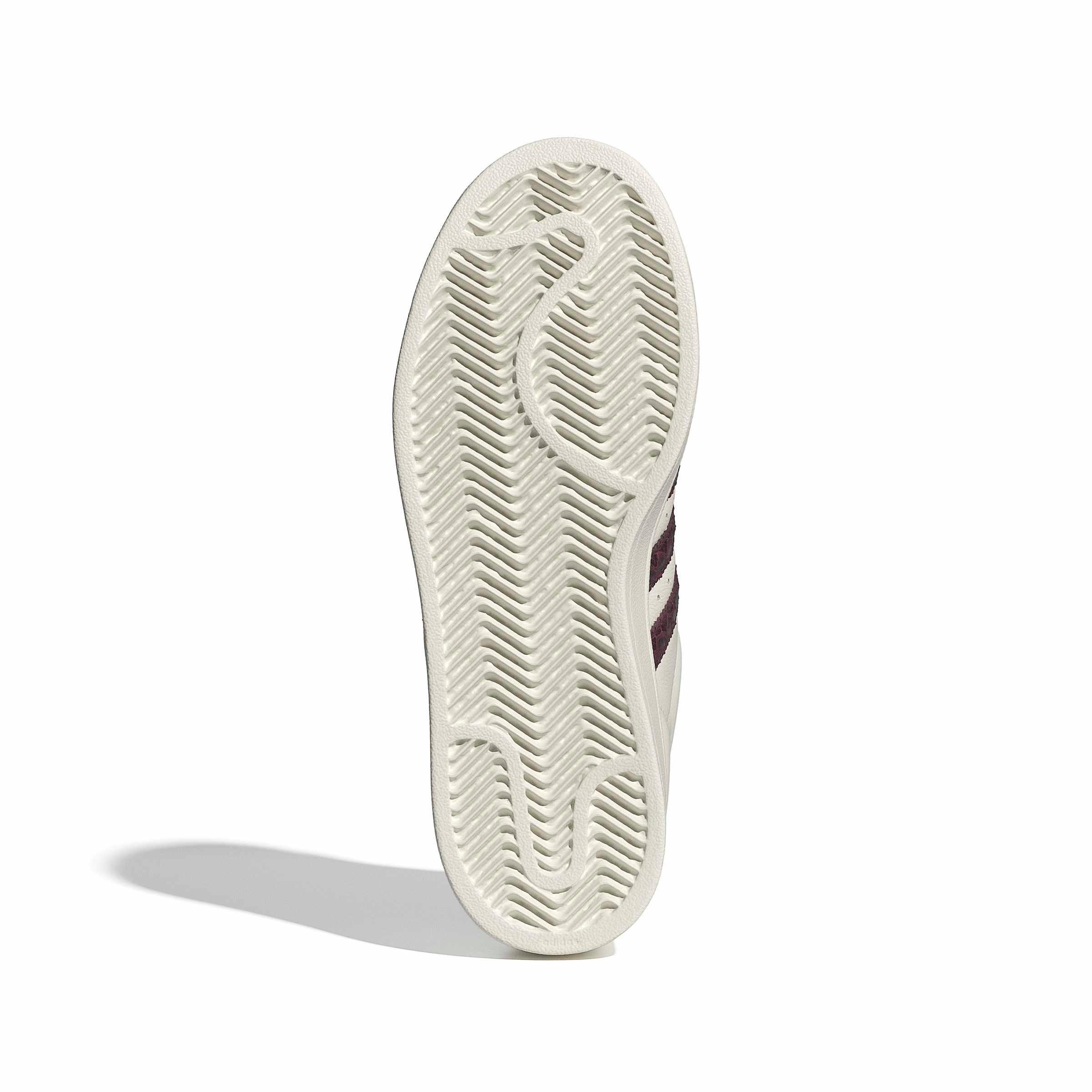 adidas Originals Superstar II "Off White/Maroon/Gold Metallic" Women's Shoe - OFF WHITE/MAROON/GOLD Thumbnail View 6