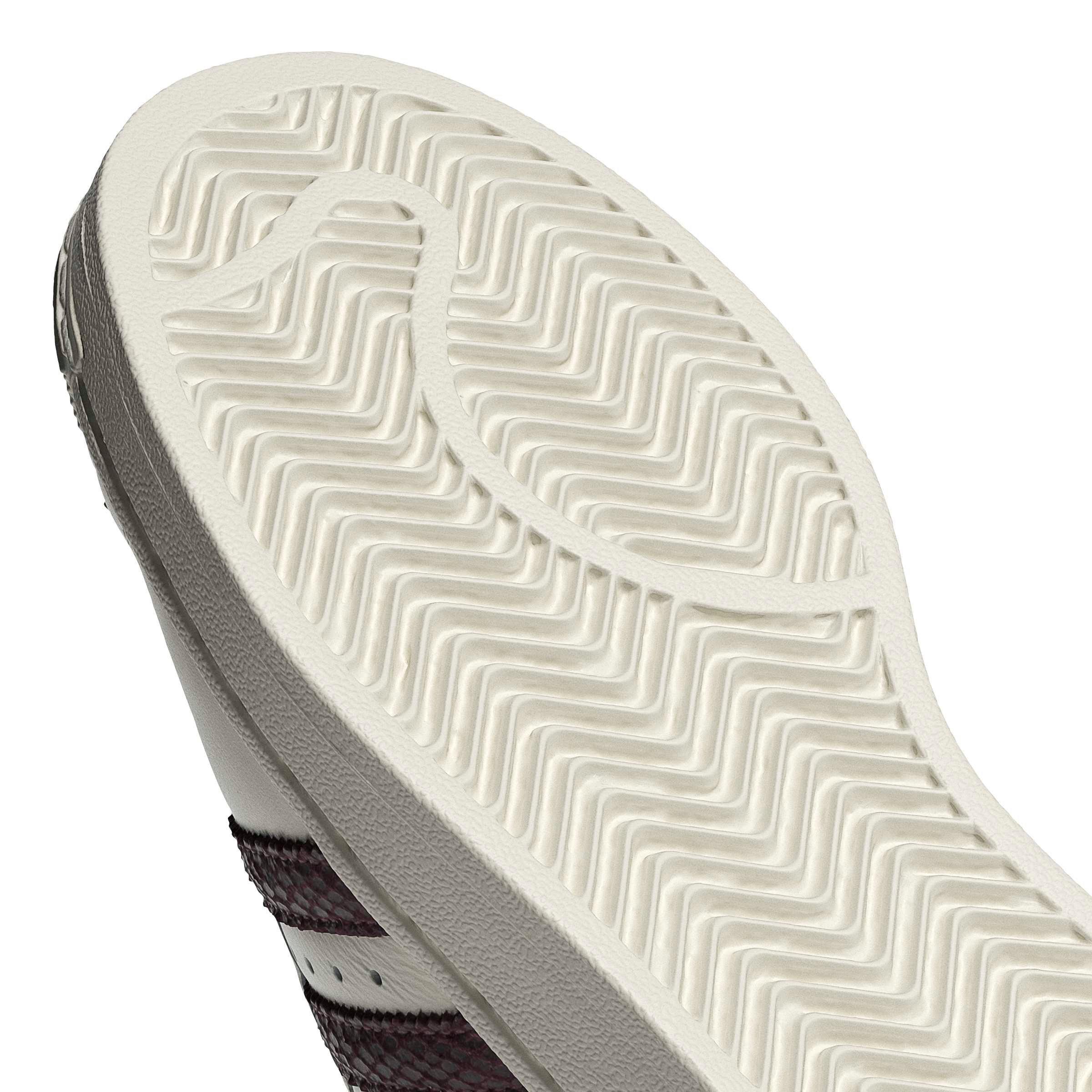 adidas Originals Superstar II "Off White/Maroon/Gold Metallic" Women's Shoe - OFF WHITE/MAROON/GOLD Thumbnail View 8