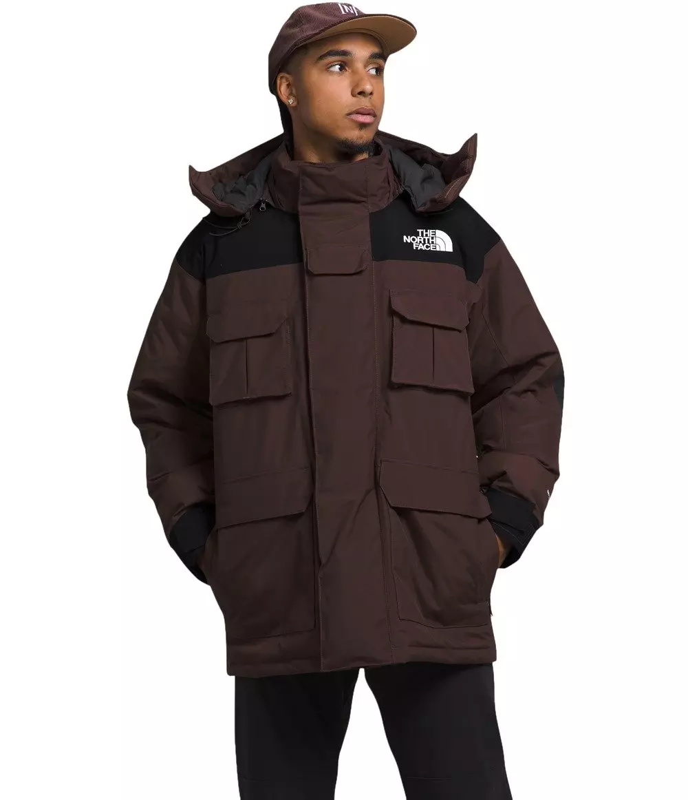 The North Face Men's Coldworks Insulated Parka - Coal Brown/Black - BROWN/BLACK