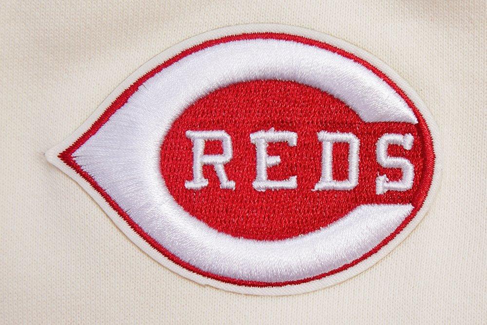 Pro Standard Women's Cincinnati Reds Retro Classics Crewneck - Eggshell - EGGSHELL Thumbnail View 6