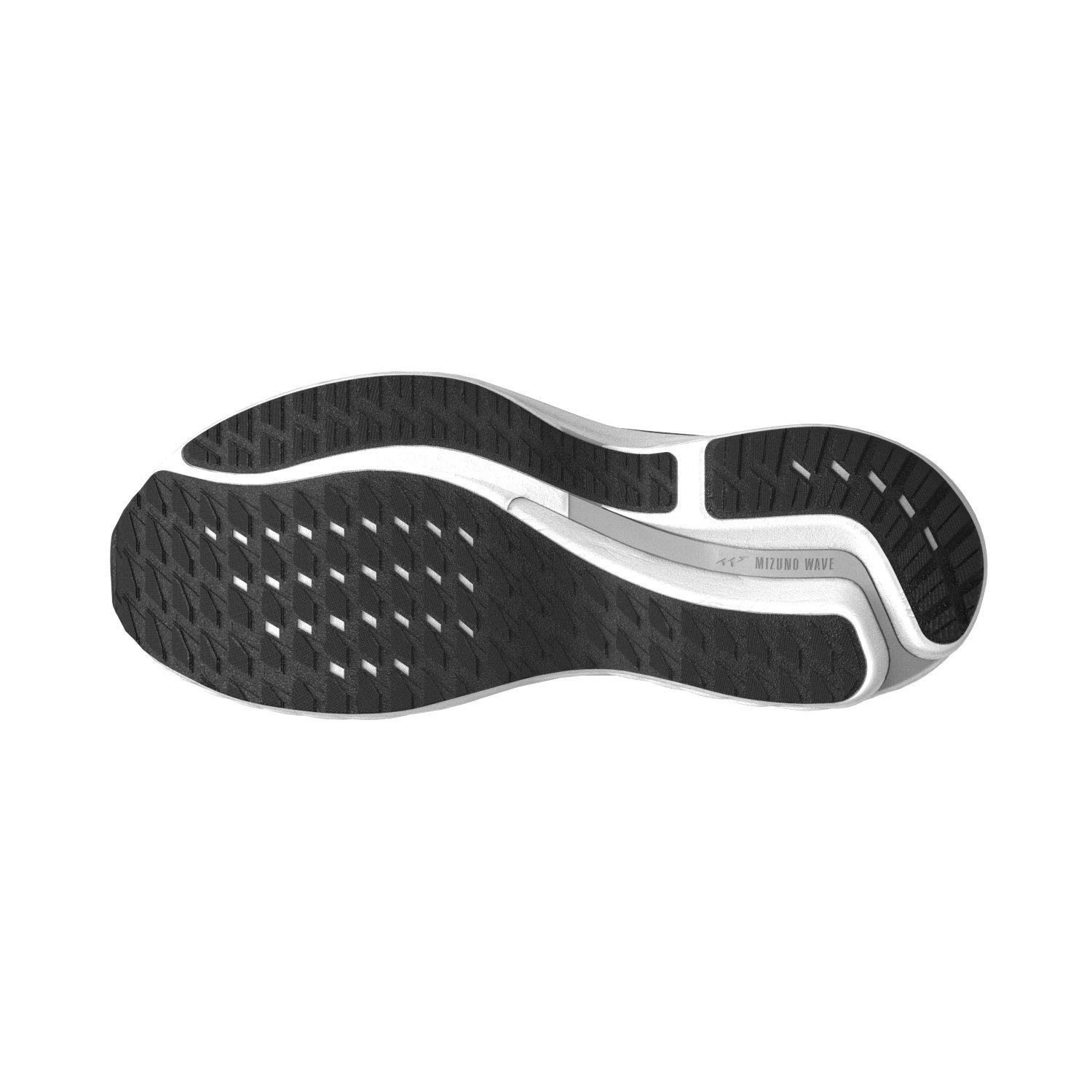 Mizuno Wave Inspire 21 "Black/Silver" Women's Wide Running Shoe - BLACK/SILVER Thumbnail View 6