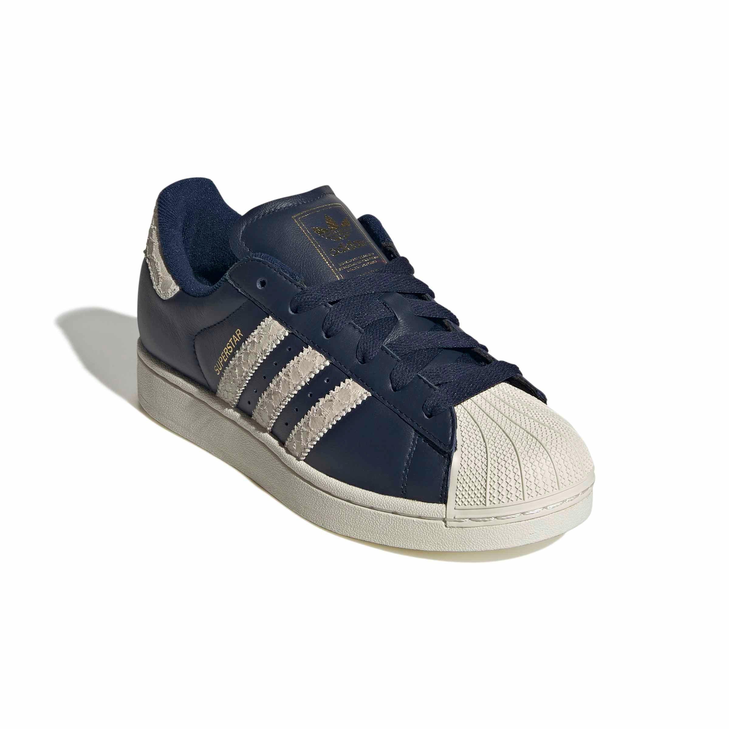 adidas Originals Superstar II "Night Indigo/Off White/Gold Metallic" Women's Shoe - INDIGO/OFF WHITE/GOLD Thumbnail View 3
