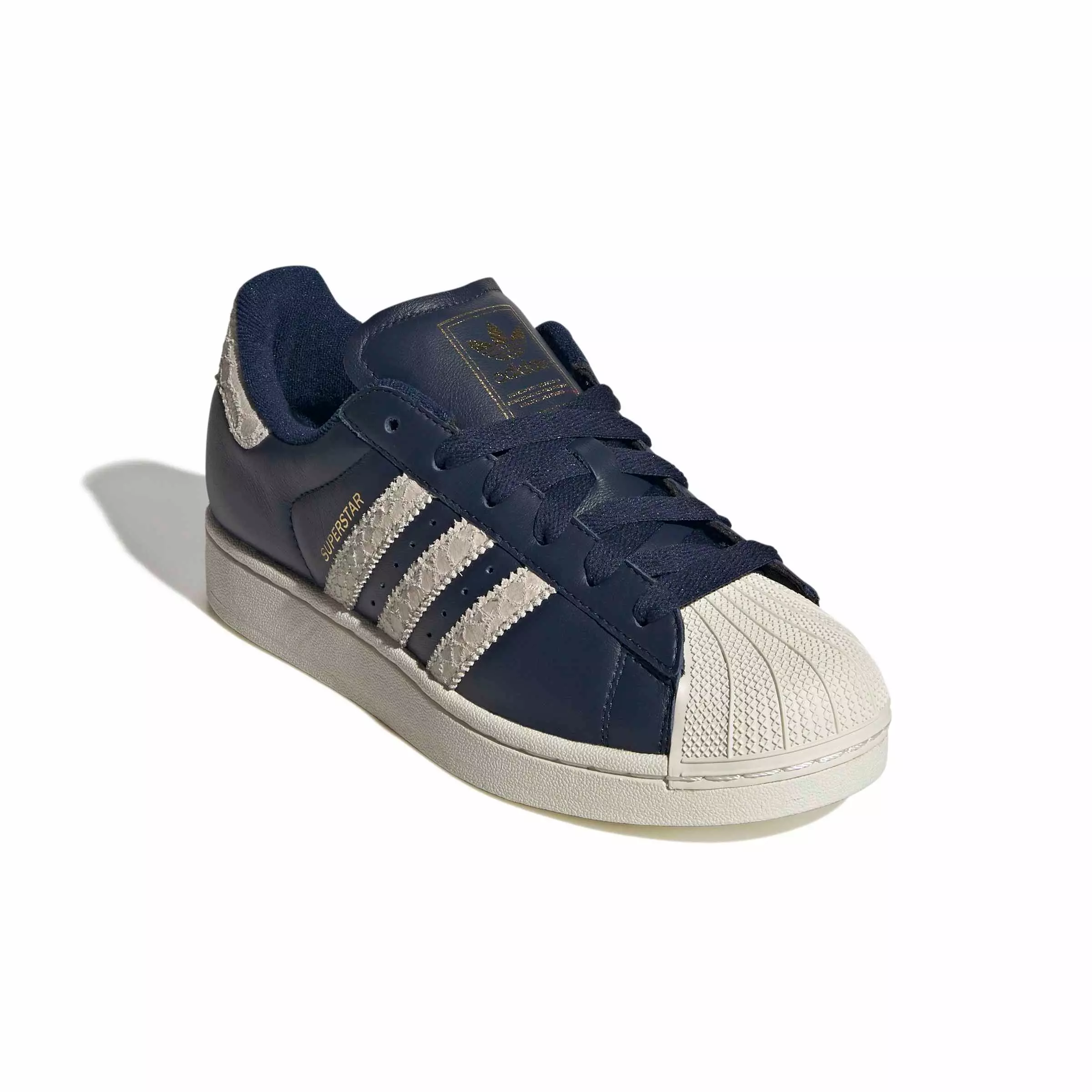 adidas Originals Superstar II "Night Indigo/Off White/Gold Metallic" Women's Shoe - INDIGO/OFF WHITE/GOLD