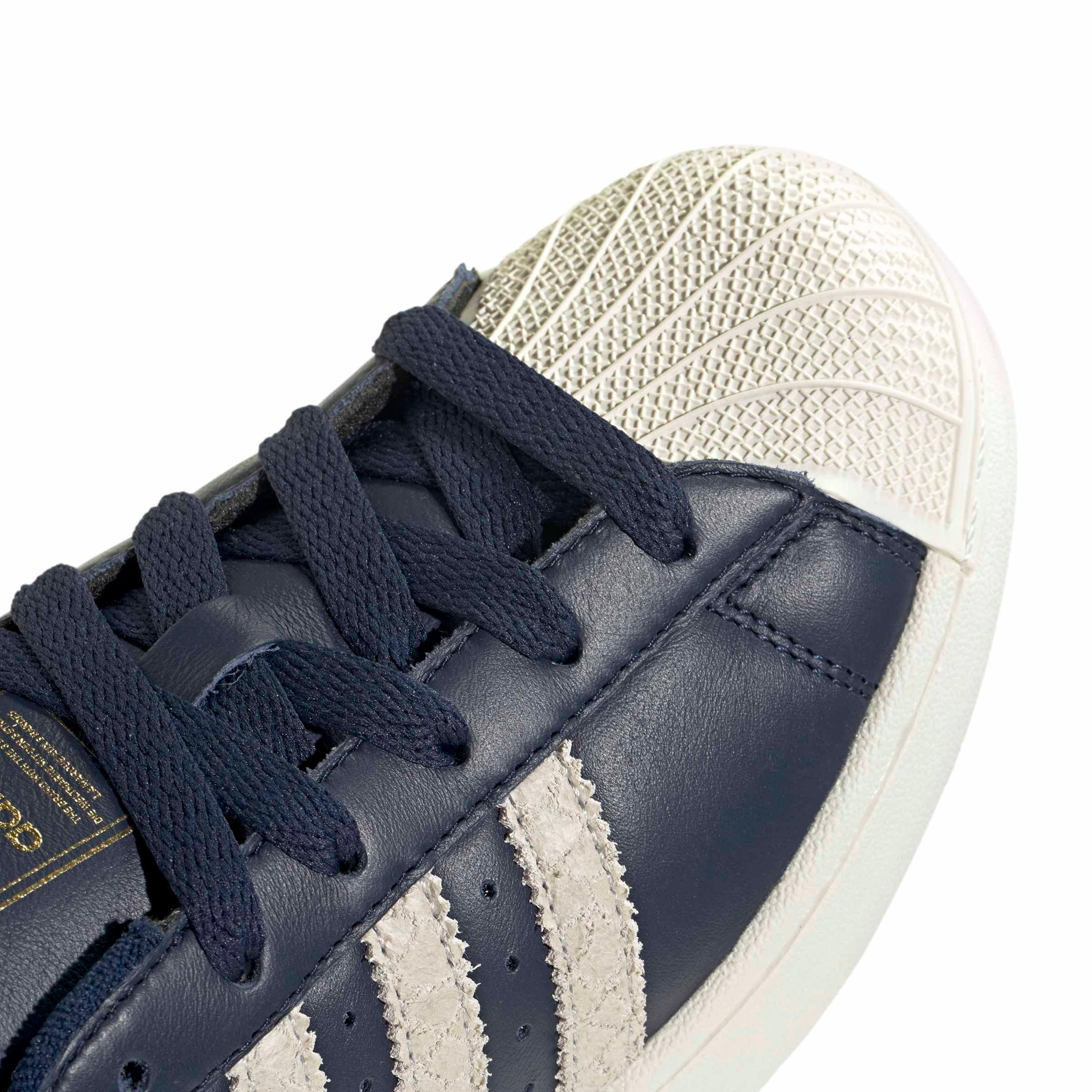 adidas Originals Superstar II "Night Indigo/Off White/Gold Metallic" Women's Shoe - INDIGO/OFF WHITE/GOLD Thumbnail View 7
