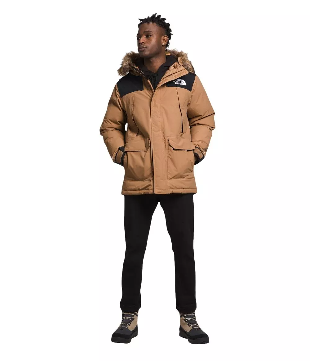 The North Face Men's McMurdo Parka - TAN/BLACK