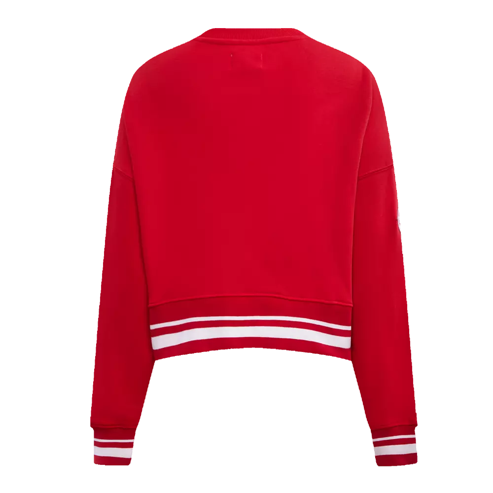 Pro Standard Women's Cincinnati Reds Retro Classics Crewneck - Red - RED