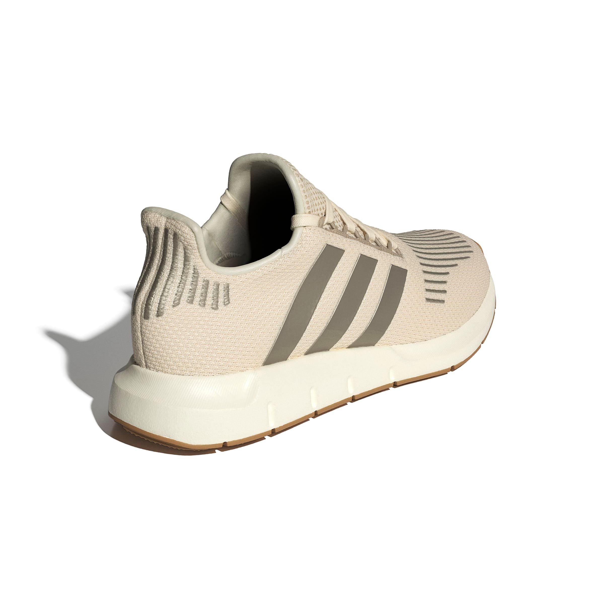adidas Swift Run 1.0 "Wonder White/Cyber Metallic/Off White" Women's Running Shoe - WHITE/CYBER/OFF WHITE Thumbnail View 4