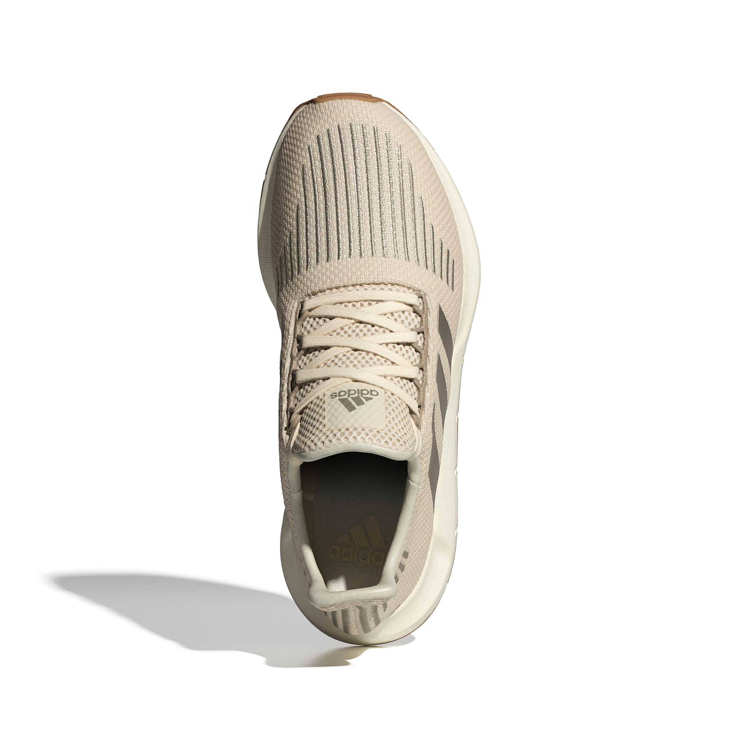adidas Swift Run 1.0 "Wonder White/Cyber Metallic/Off White" Women's Running Shoe - WHITE/CYBER/OFF WHITE Thumbnail View 5