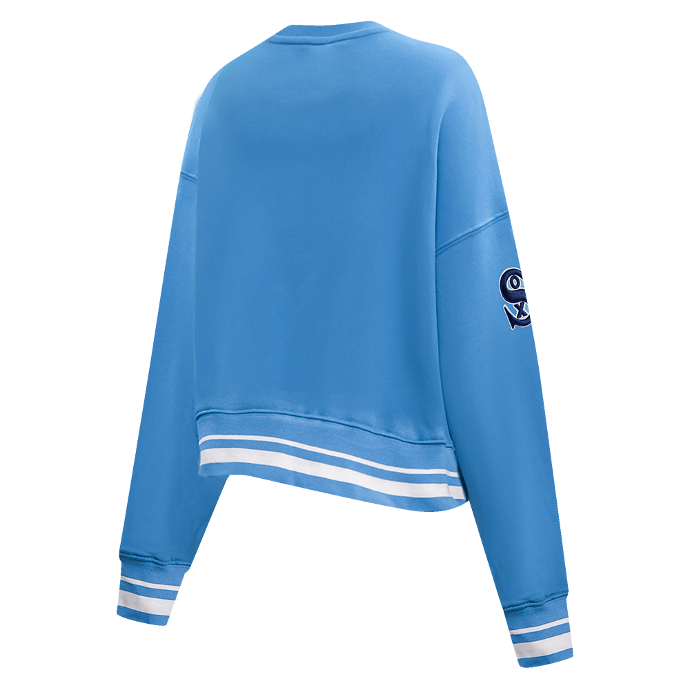 Pro Standard Women's Chicago White Sox Retro Classics Crewneck - University Blue/White - UNIVERSITY BLUE/WHITE Thumbnail View 4