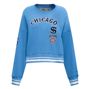 Pro Standard Women's Chicago White Sox Retro Classics Crewneck - University Blue/White