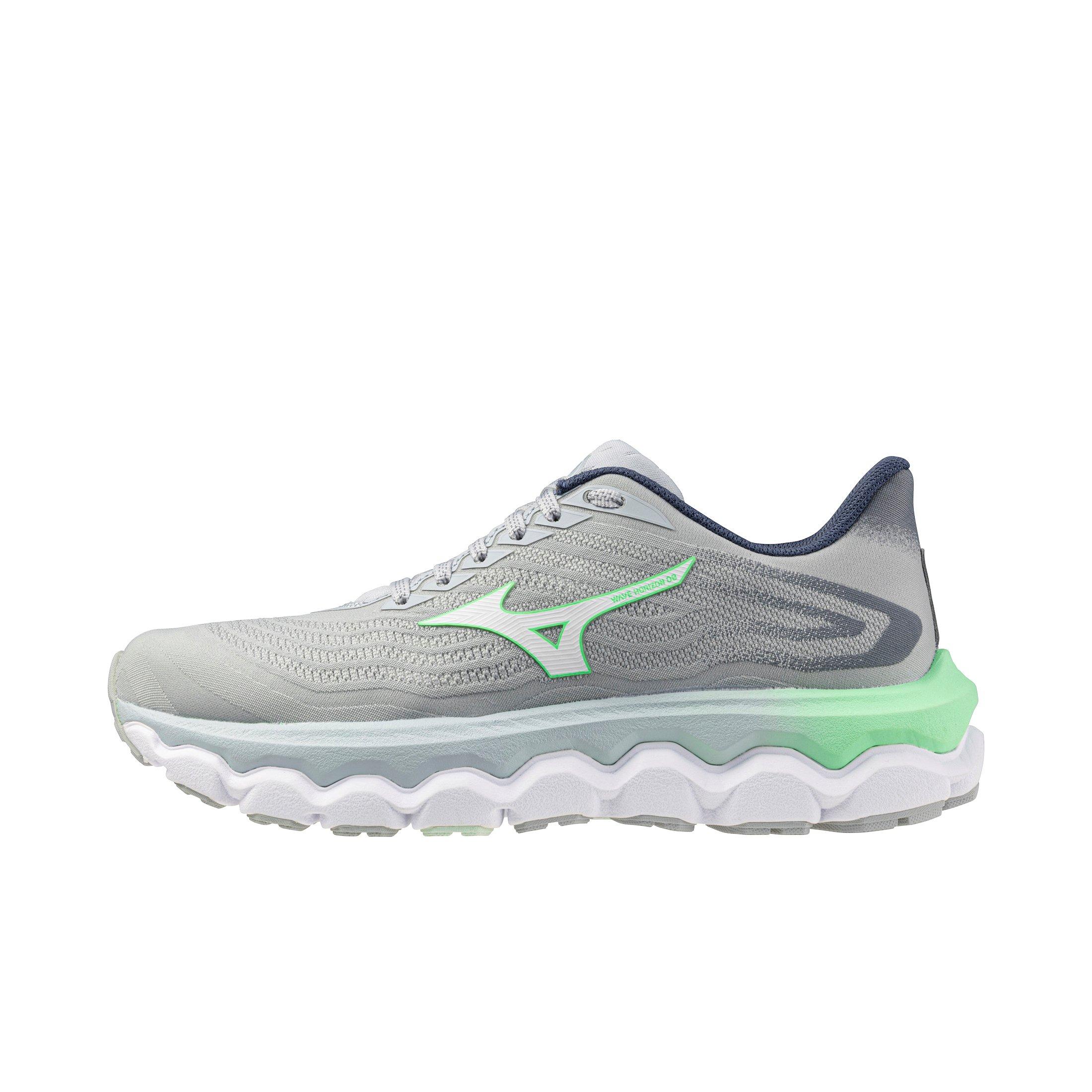 Mizuno Wave Horizon 8 "Pearl Blue/White" Women's Running Shoe - BLUE/WHITE Thumbnail View 2