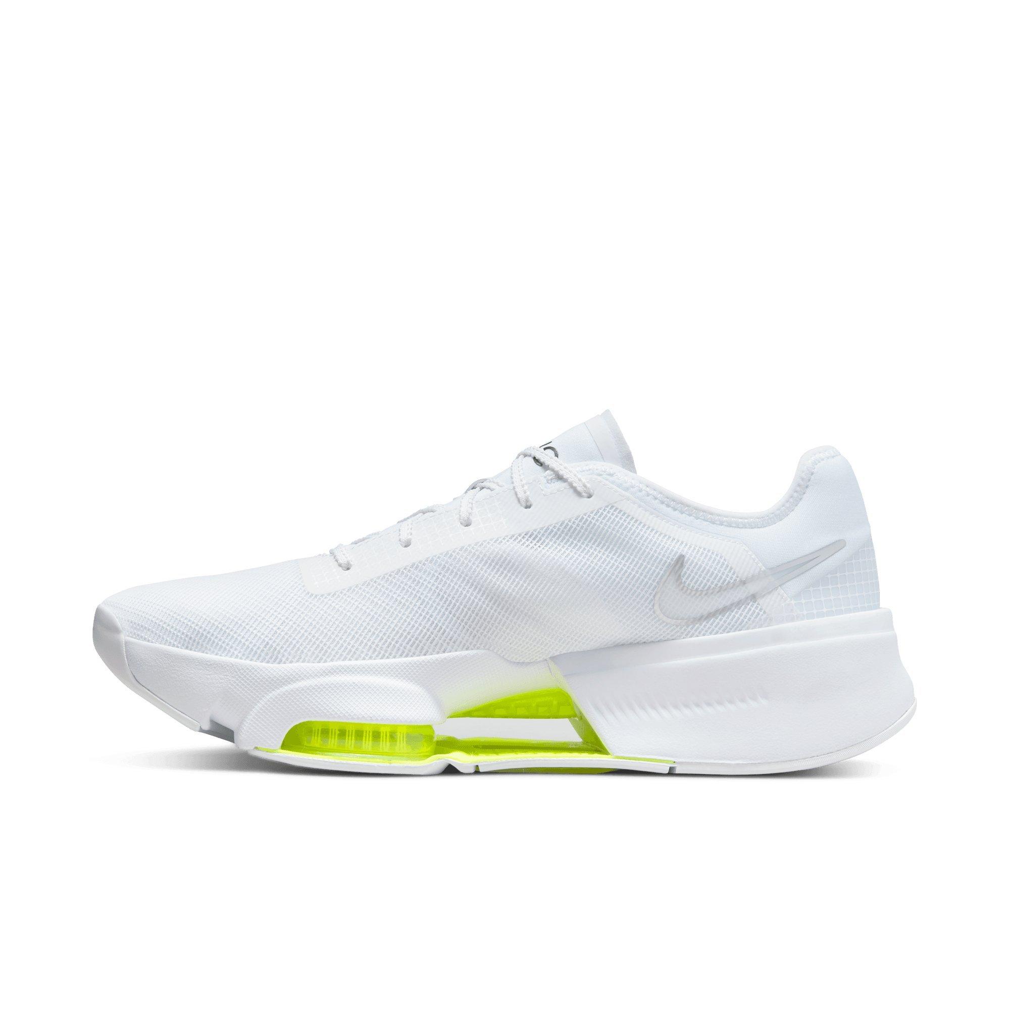 Nike Air Zoom SuperRep 3 "White/Metallic Silver/Volt/Black" Men's HIIT Class Shoe - WHITE Thumbnail View 3