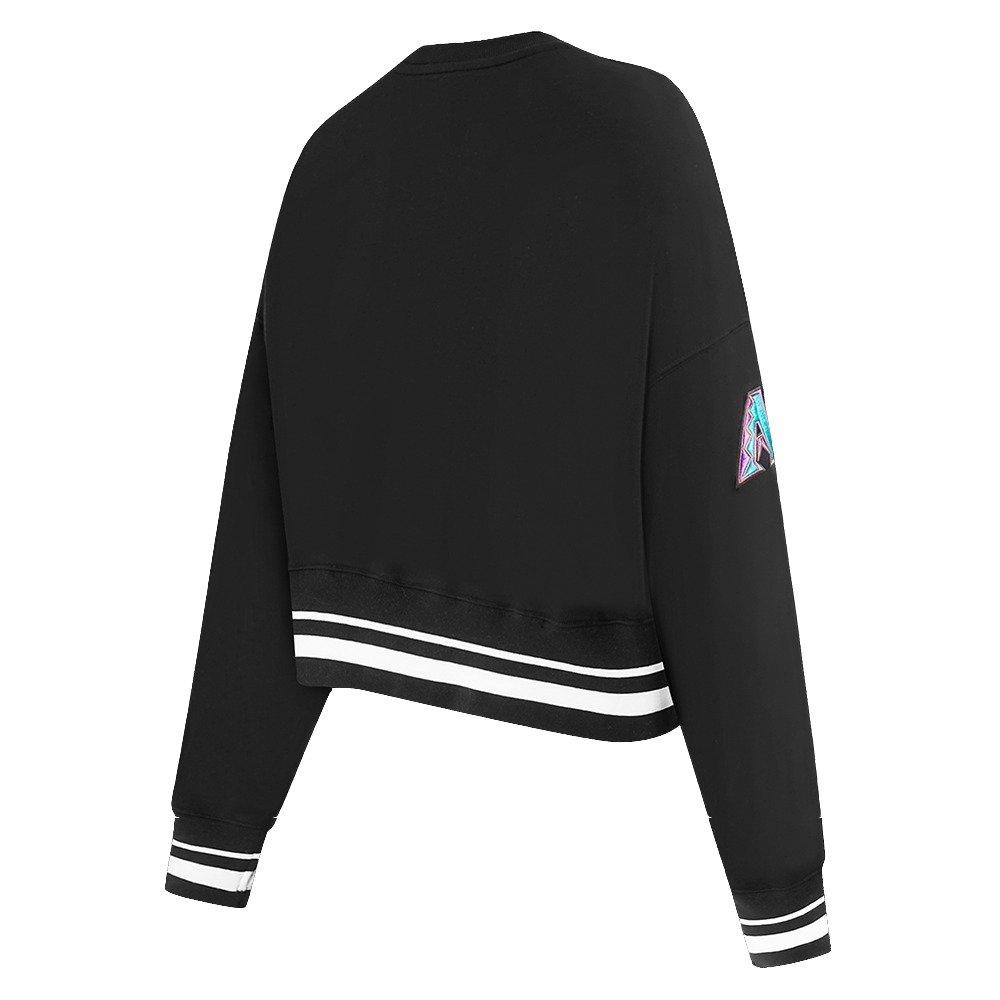 Pro Standard Women's Arizona Diamondbacks Retro Classics Crewneck - Black - BLACK Thumbnail View 4
