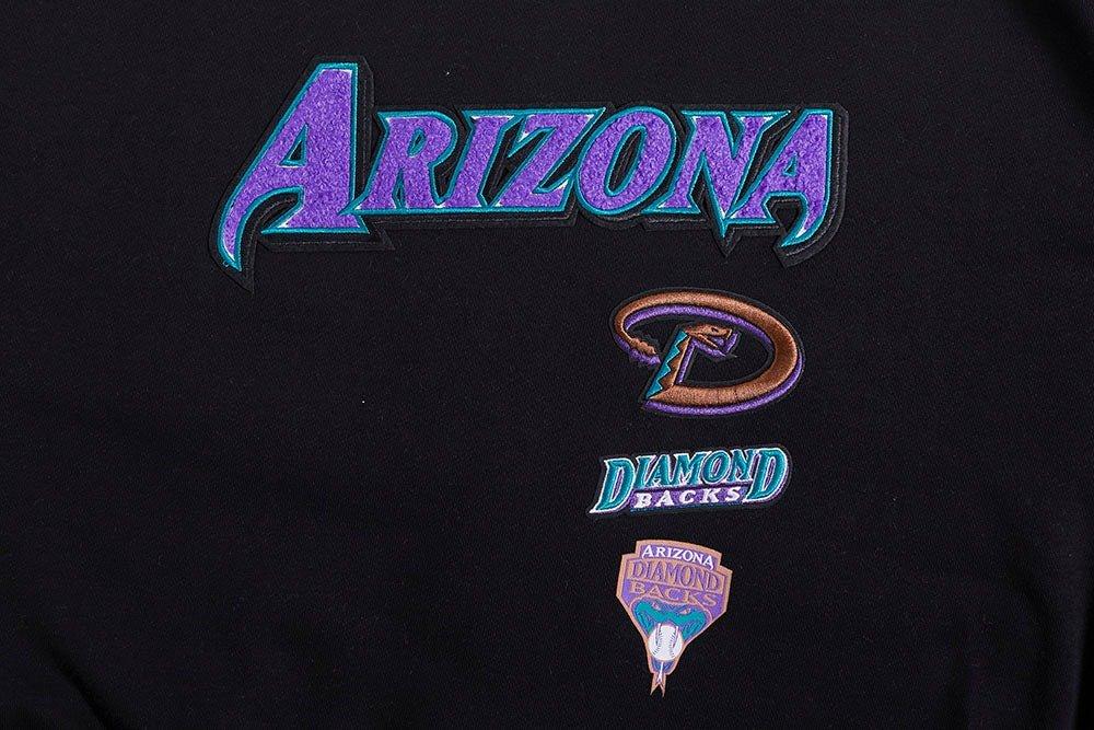 Pro Standard Women's Arizona Diamondbacks Retro Classics Crewneck - Black - BLACK Thumbnail View 5