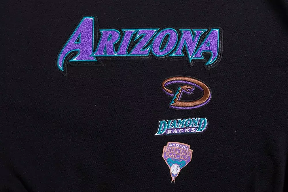 Pro Standard Women's Arizona Diamondbacks Retro Classics Crewneck - Black - BLACK