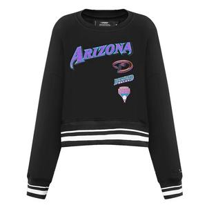 Pro Standard Women's Arizona Diamondbacks Retro Classics Crewneck - Black