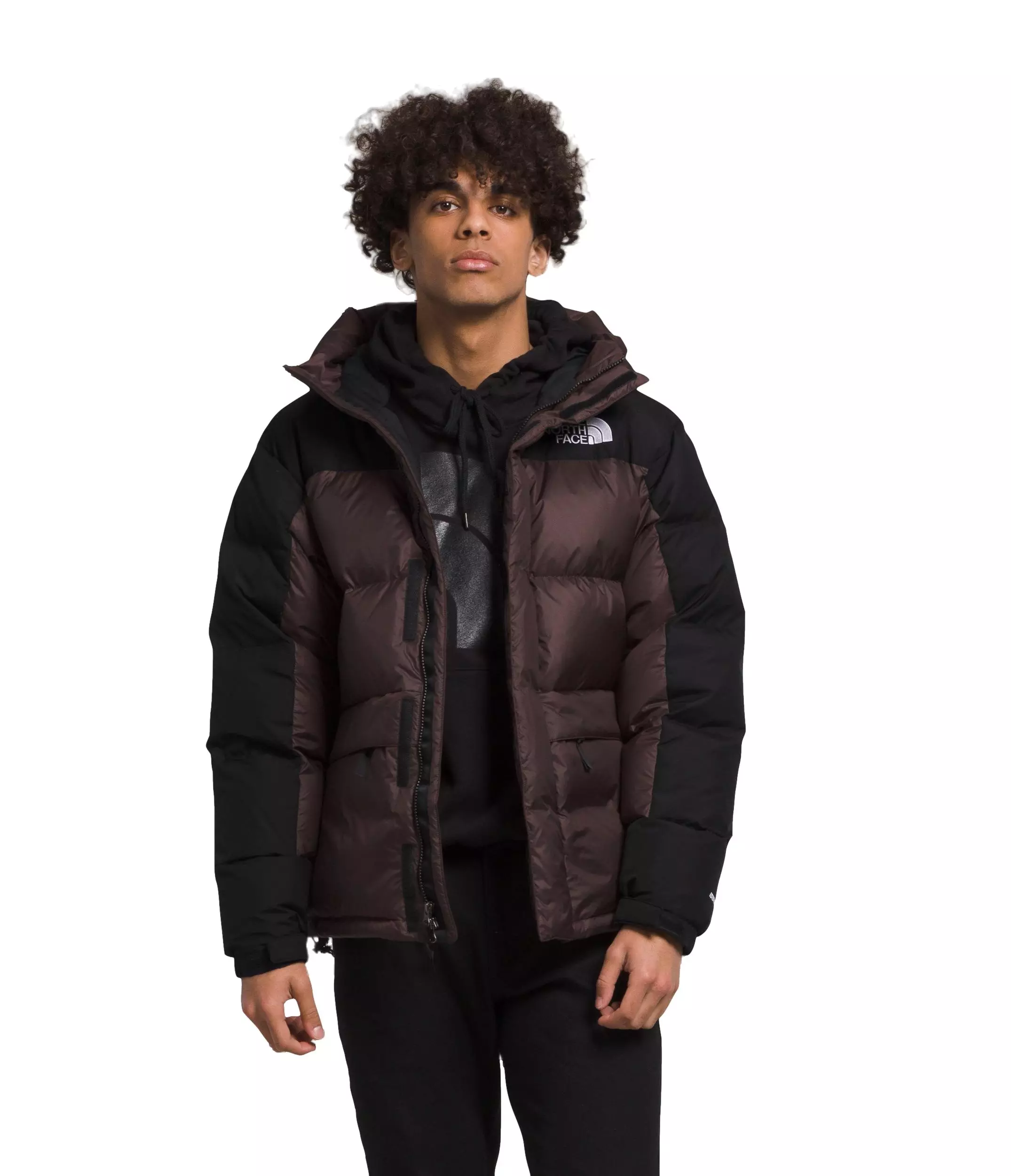 The North Face Men's HMLYN Down Parka - BROWN/BLACK