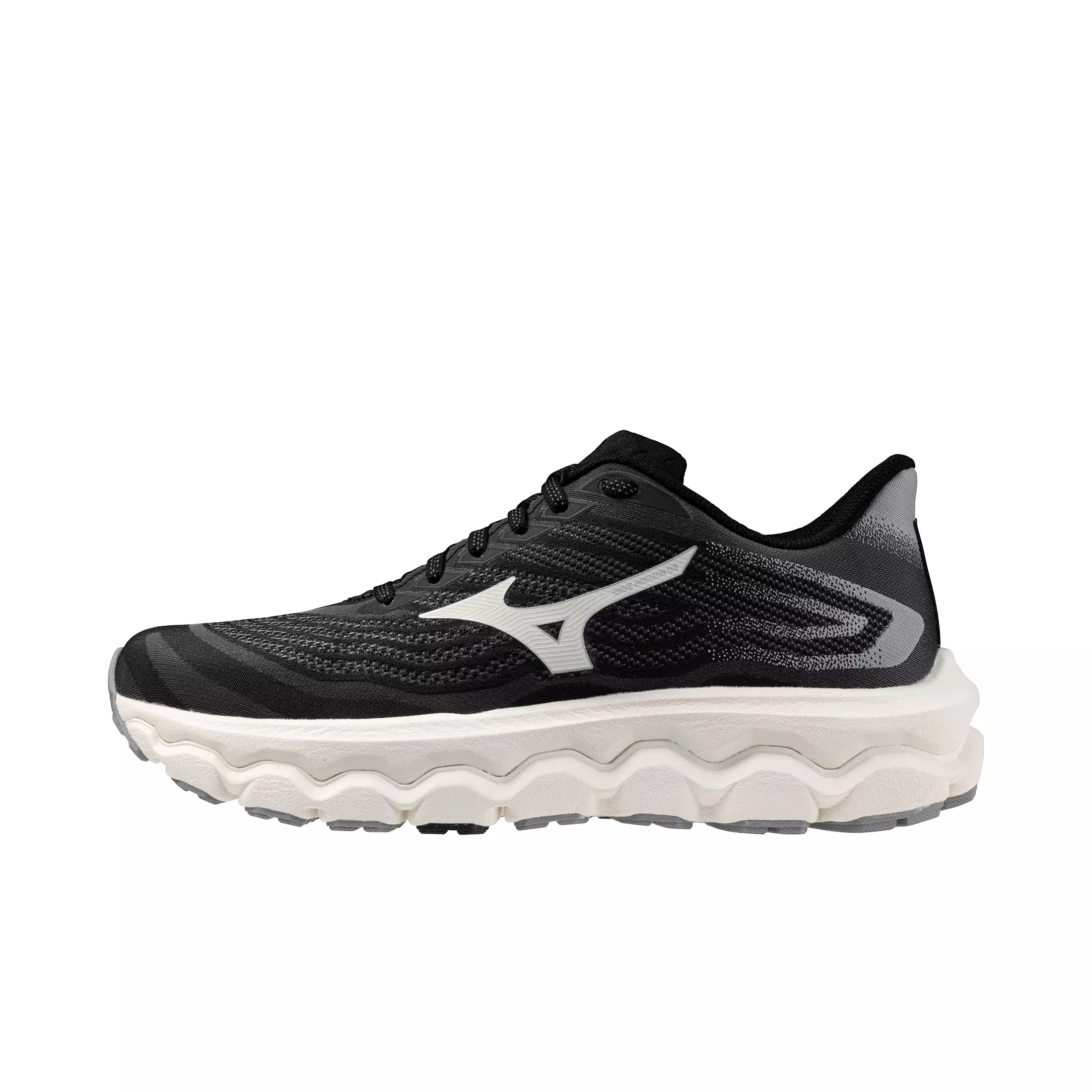 Mizuno Wave Horizon 8 "Black/White" Women's Wide Running Shoe - BLACK/WHITE
