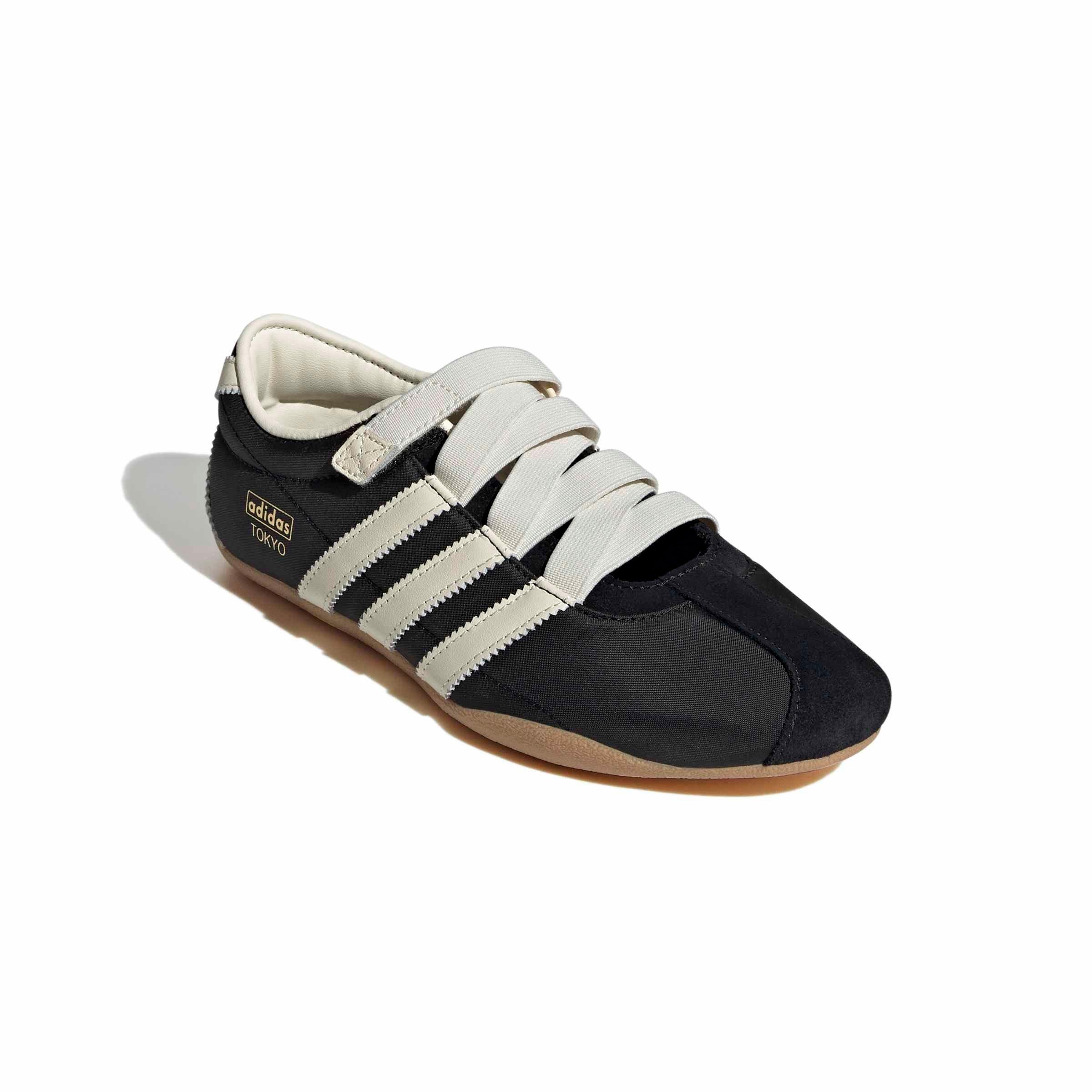 adidas Originals Tokyo MJ "Core Black/Cream White/Gold Metallic" Women's Shoe - BLACK/CREAM/GOLD Thumbnail View 3
