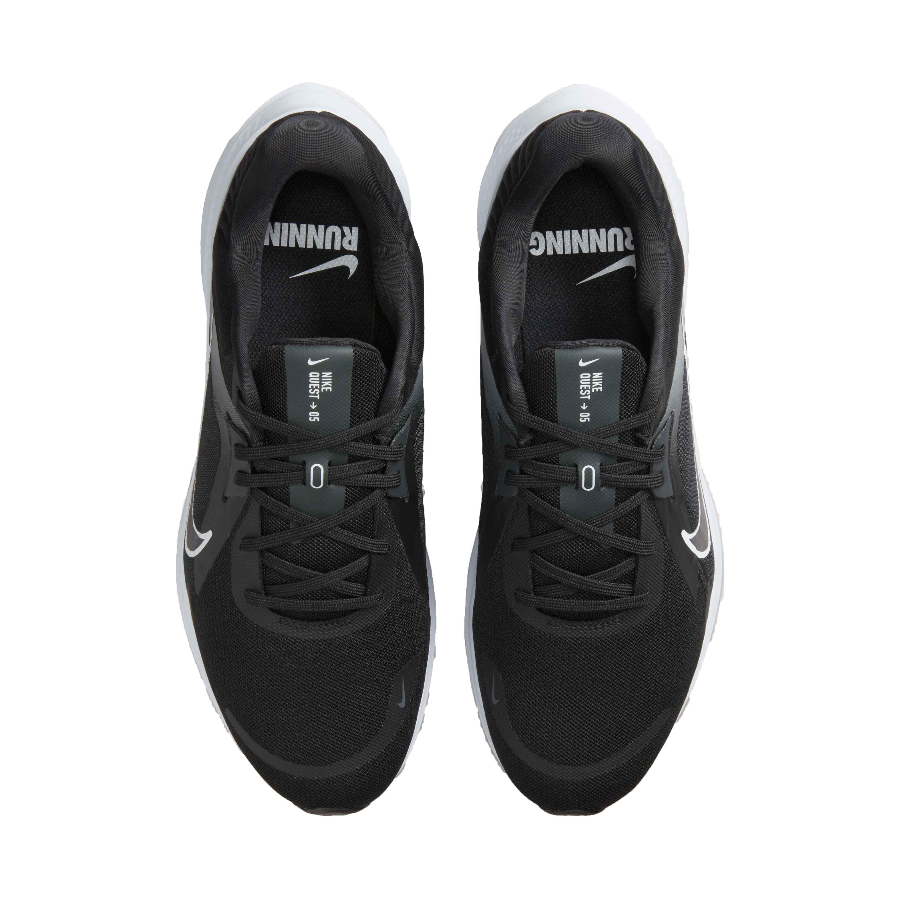 Nike Quest 5 Men's Running Shoe - BLACK Thumbnail View 4