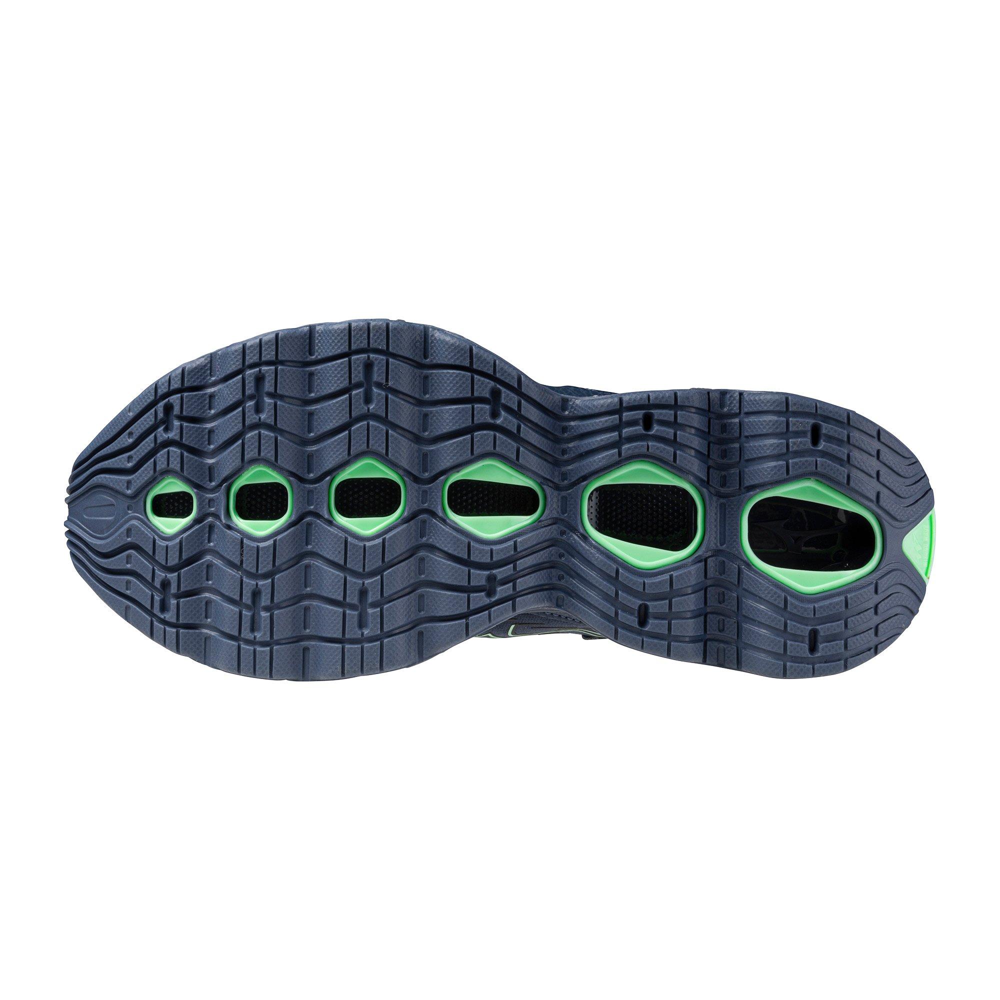 Mizuno Wave Prophecy 14 "Vintage Indigo/Bay" Women's Running Shoe - INDIGO/BAY Thumbnail View 4