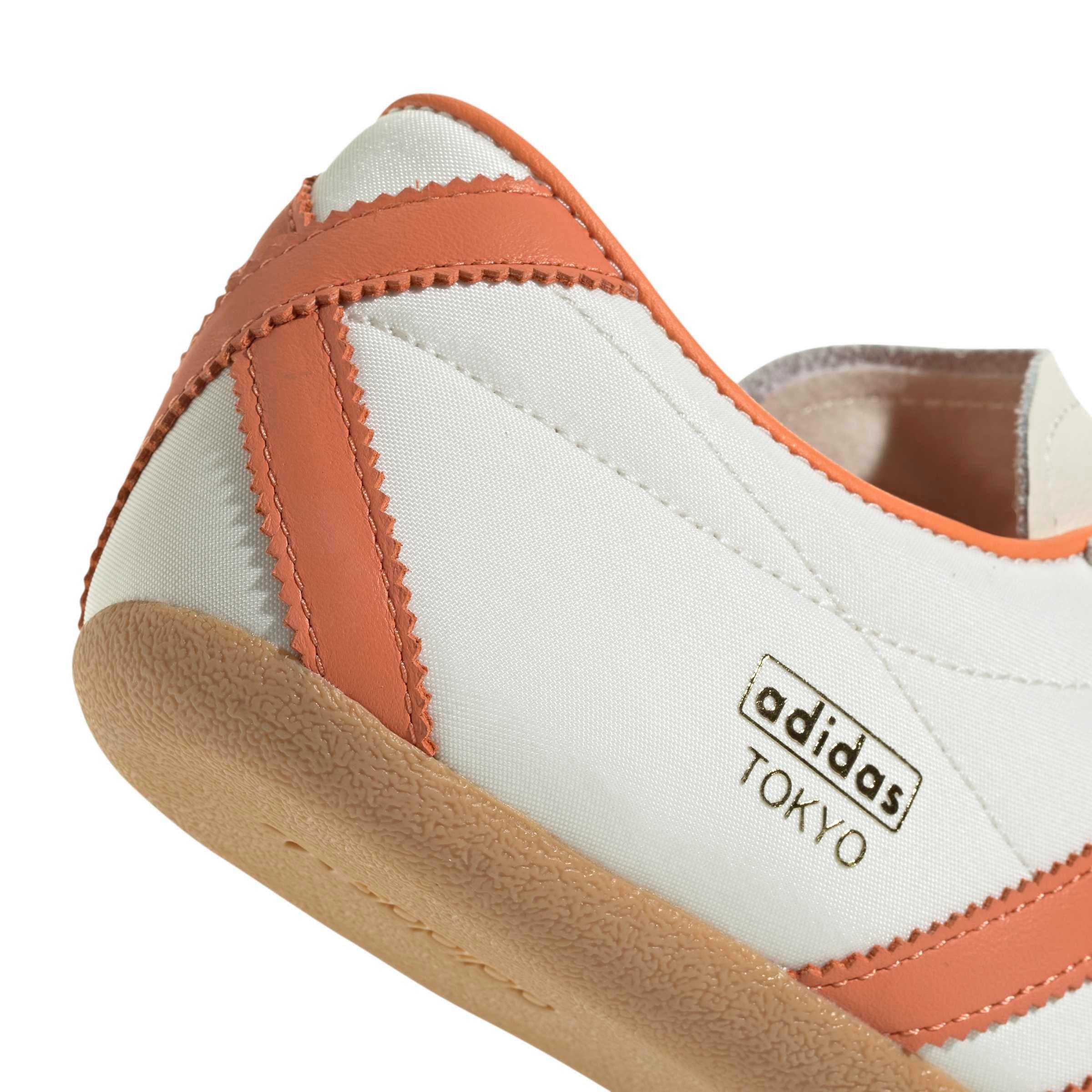 adidas Originals Tokyo "Off White/Dusky Orange/Gold Metallic" Women's Shoe - OFF WHITE/ORANGE/GOLD Thumbnail View 8