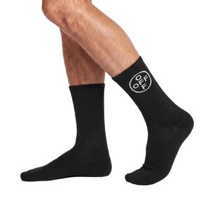 L/AB c/o Off-White Off Mid Calf Crew Socks (3 Pairs) &ndash; White/Black/Grey - WHITE/BLACK/GREY